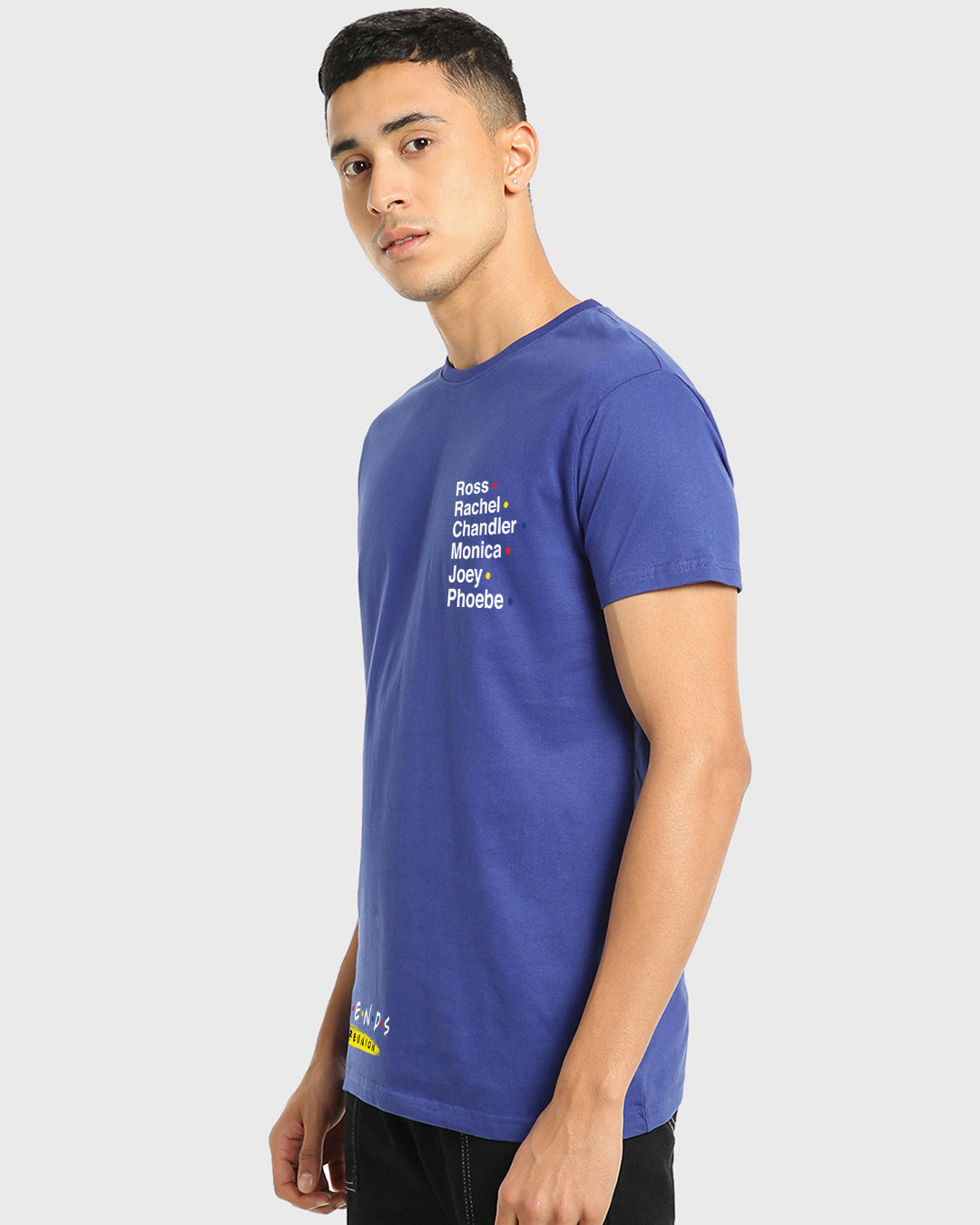 Shop Men's Blue The Reunion Graphic Printed T-shirt-Back