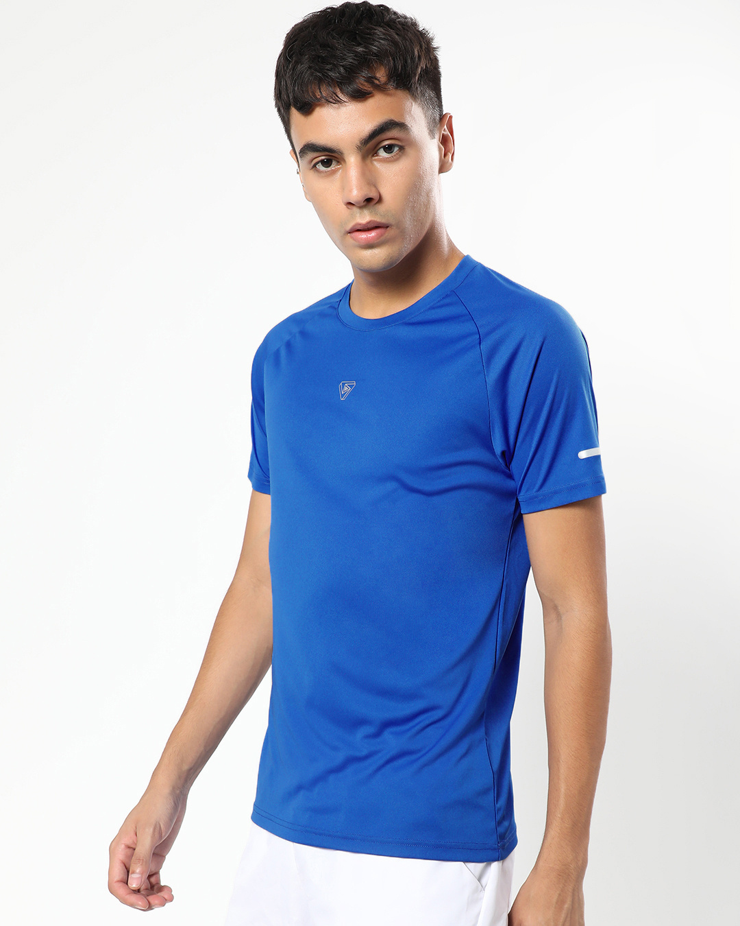 Shop Men's Blue Training Utility T-shirt-Back
