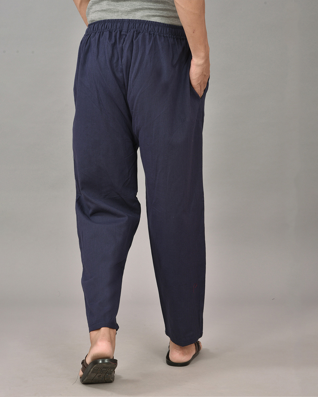 Buy Men's Blue Casual Pants Online at Bewakoof