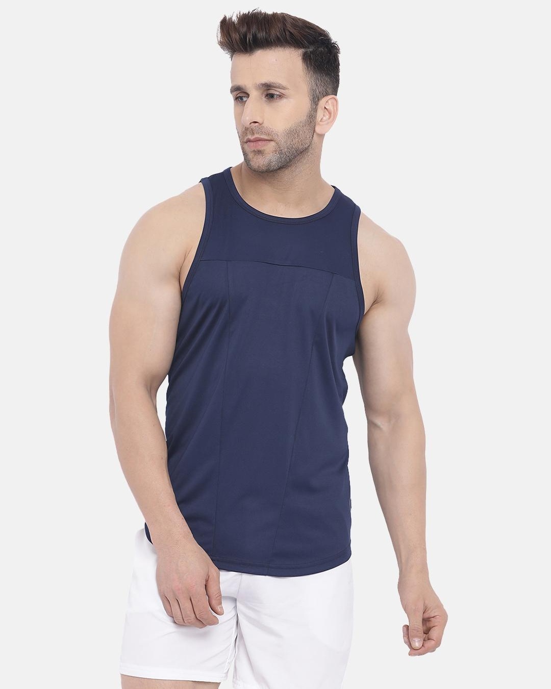 Buy Men's Blue Vest Online at Bewakoof