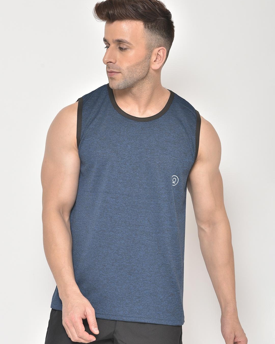 Buy Men's Blue Vest Online at Bewakoof