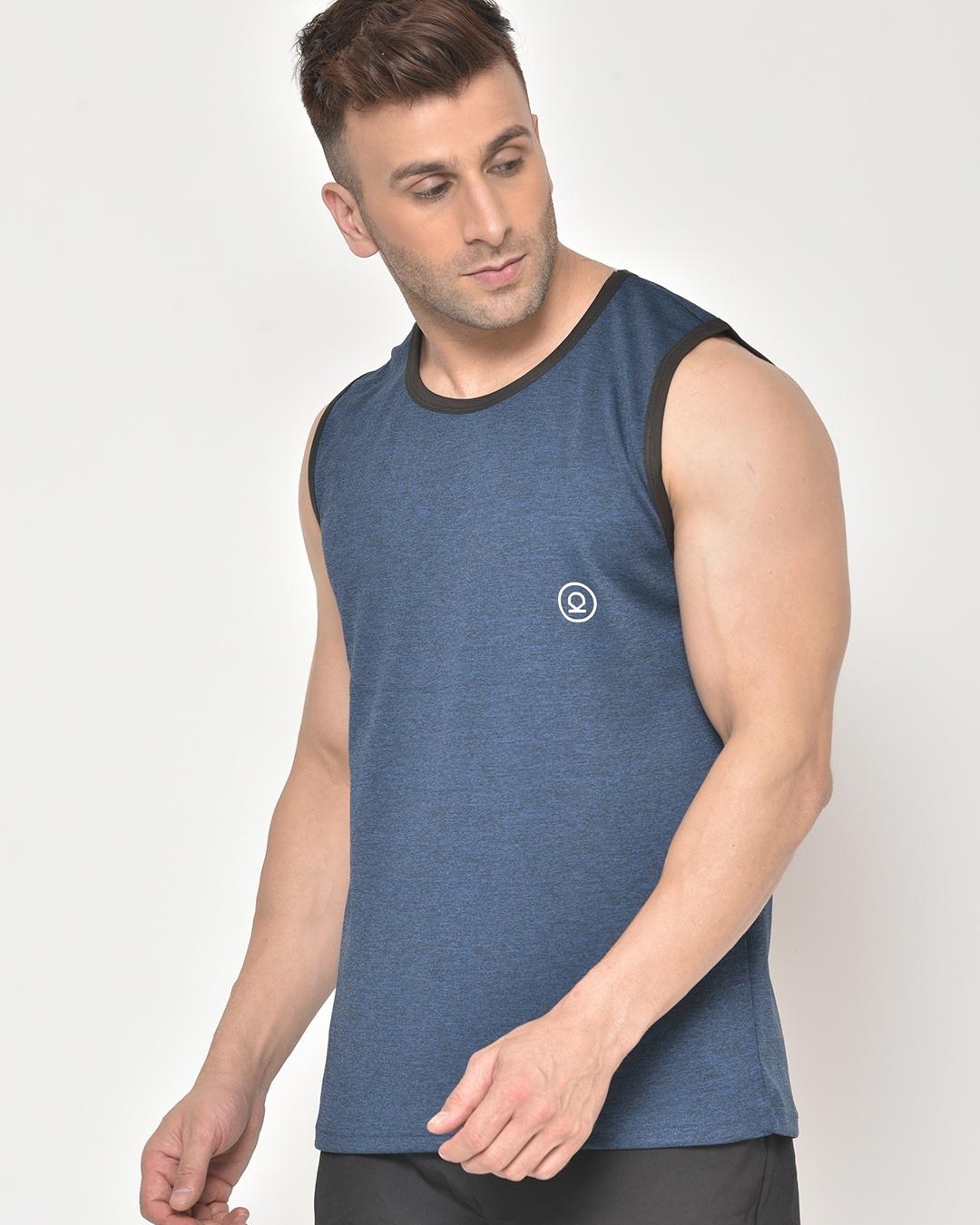 Buy Men's Blue Vest Online at Bewakoof