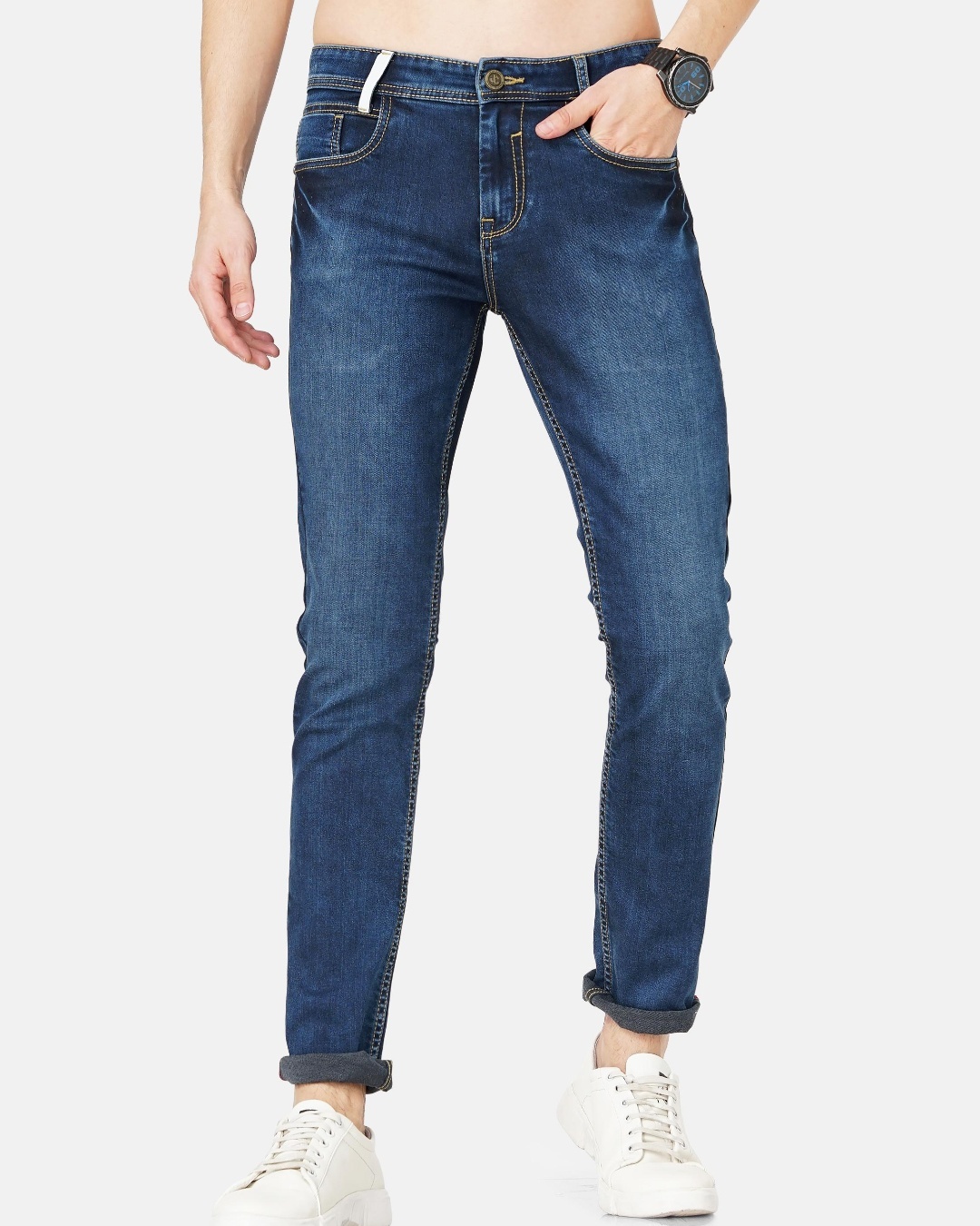 Slim fit jeans in light blue wash - Cool Guy