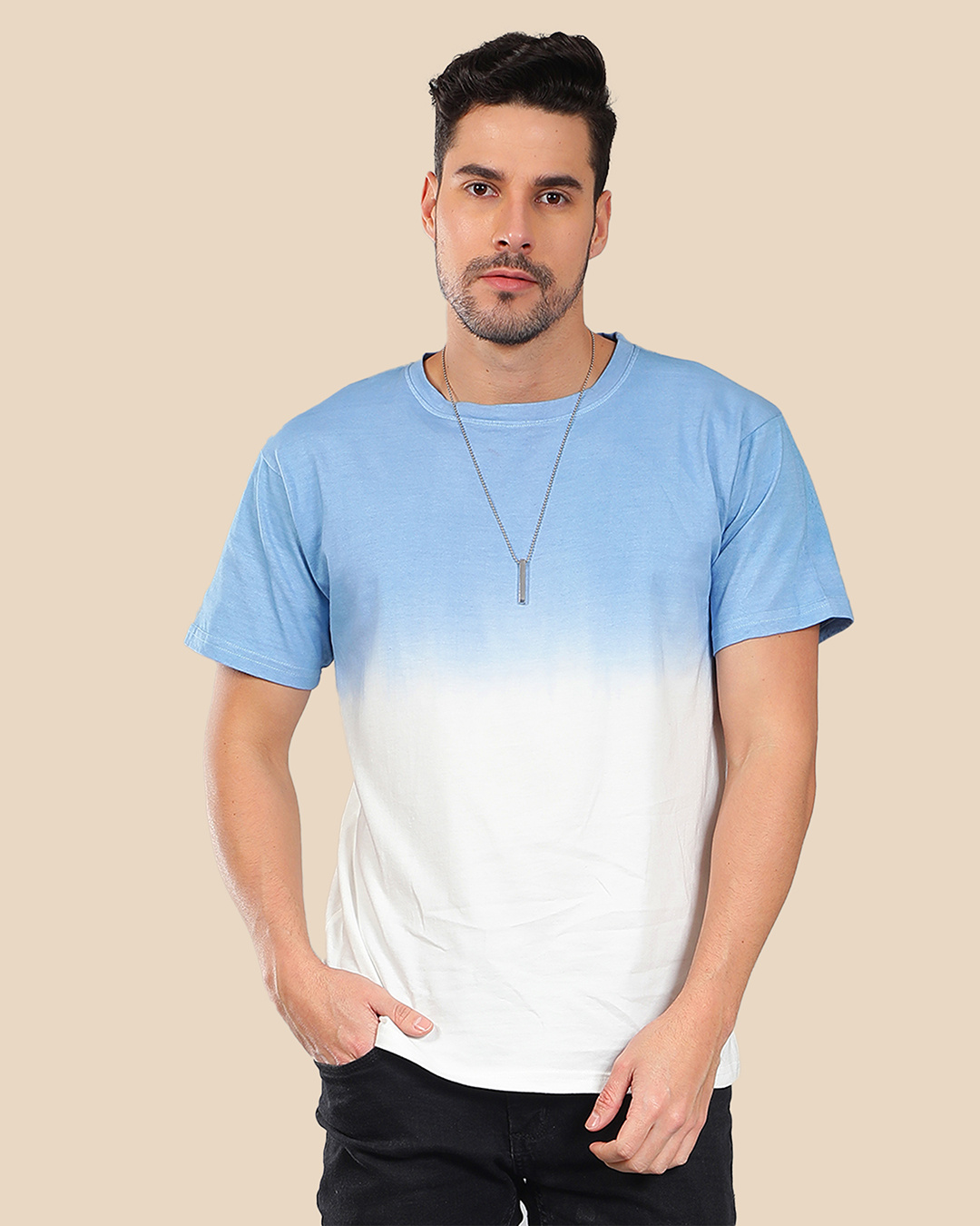 Tie Dye Blue Men's Sweatshirt
