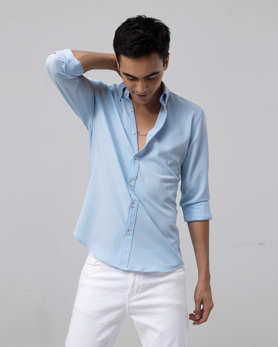 Crushed 'Blues' Shirt main image 1