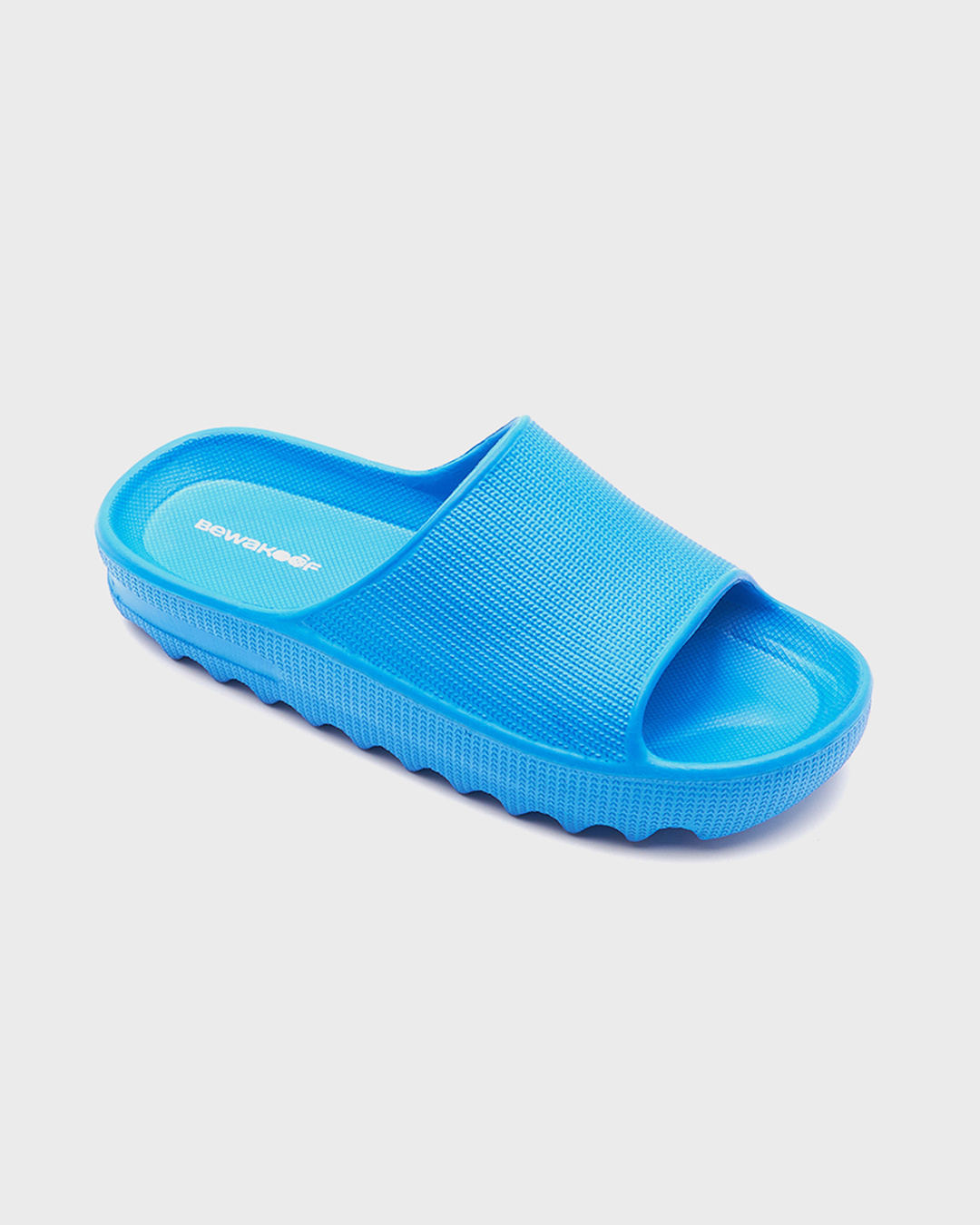 Shop Men's Blue Zig Zag Sliders-Back