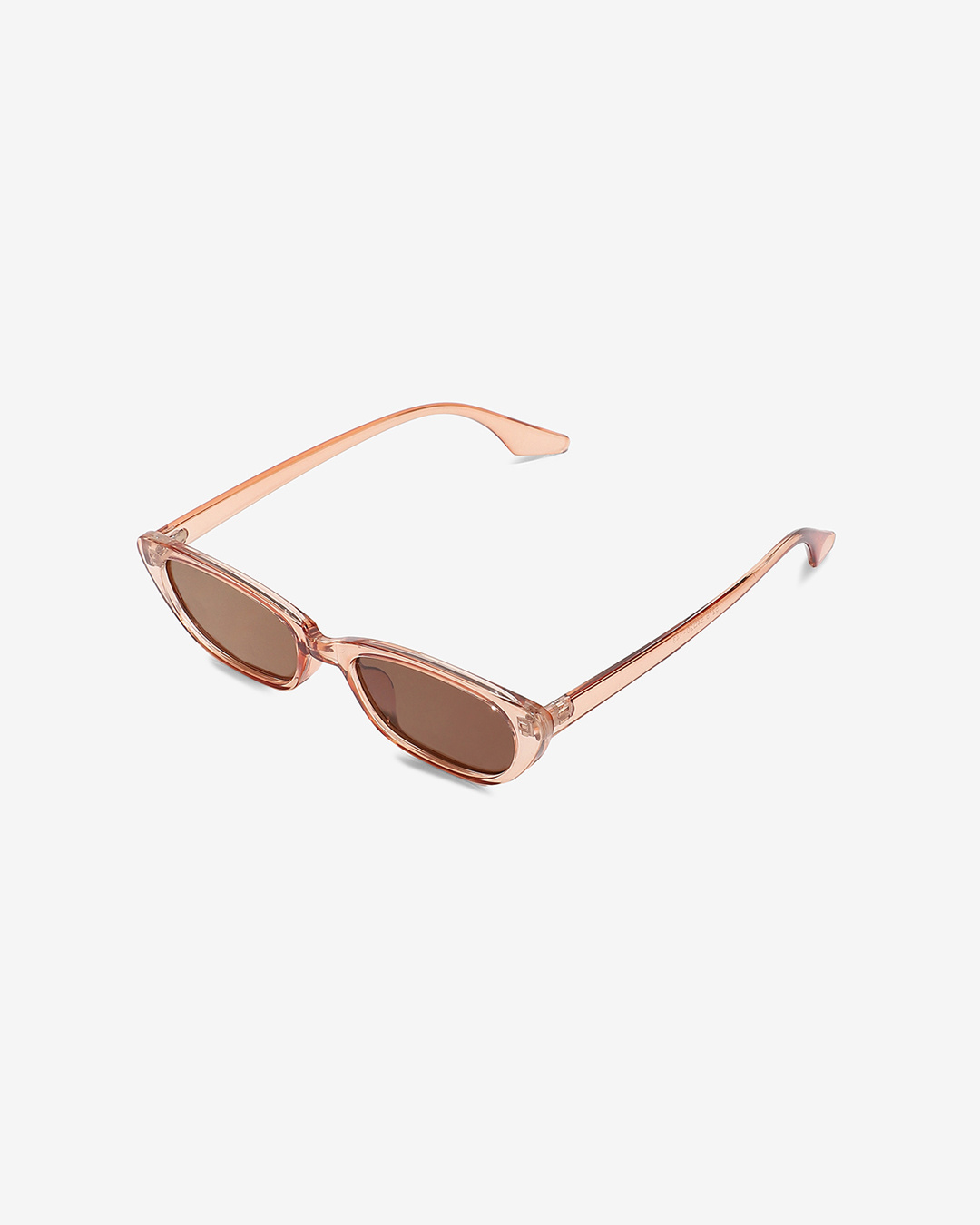 Shop Men's Brown Rectangle Polarised Lens Sunglasses-Back