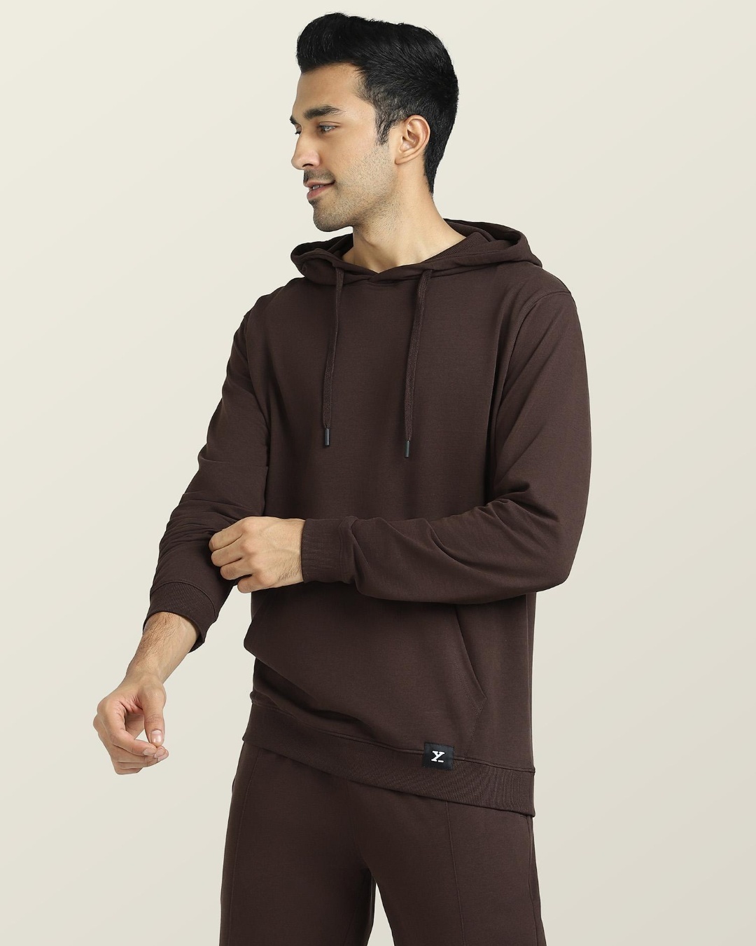 Shop Men's Brown Hoodie-Back