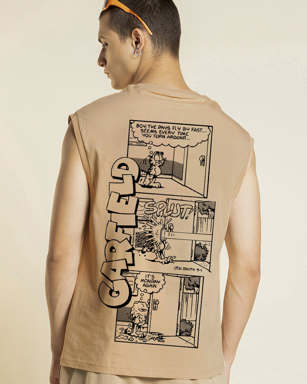 Brown Resort Graphic Vest main image 1
