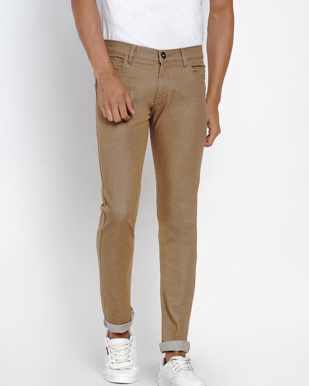 Shop Men's Brown Jeans-Back