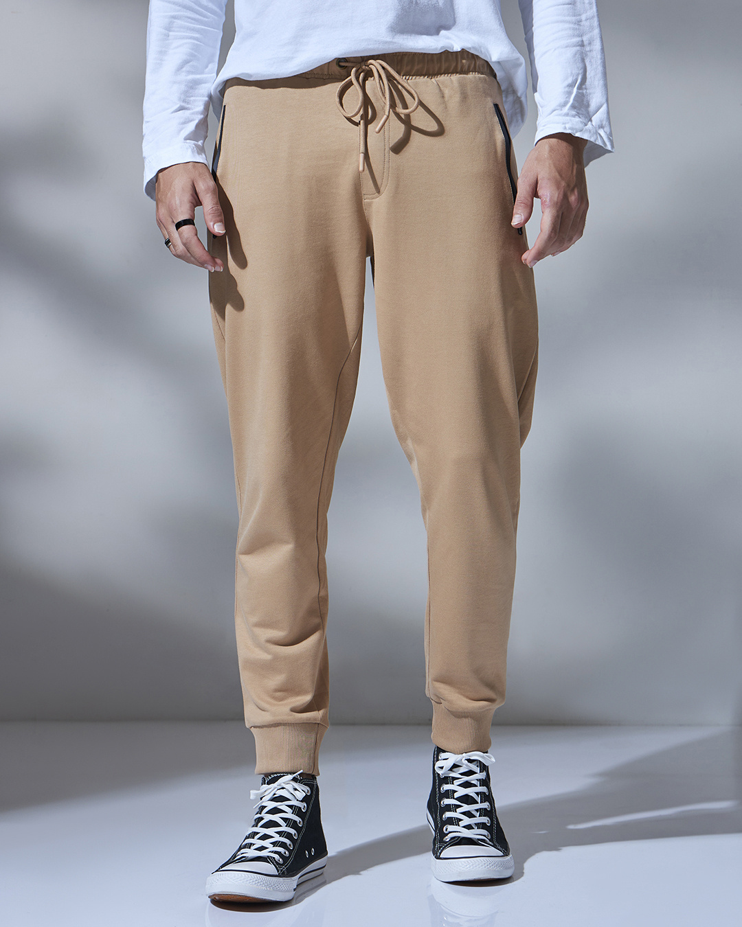 mens brown nike joggers