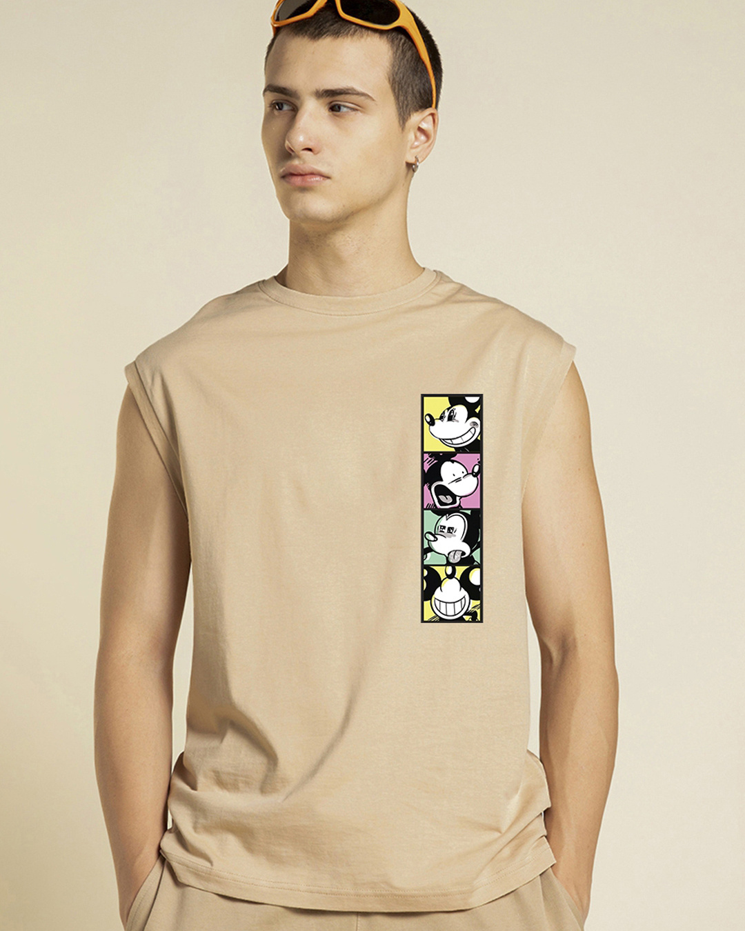 Brown Resort Graphic Vest main image 0