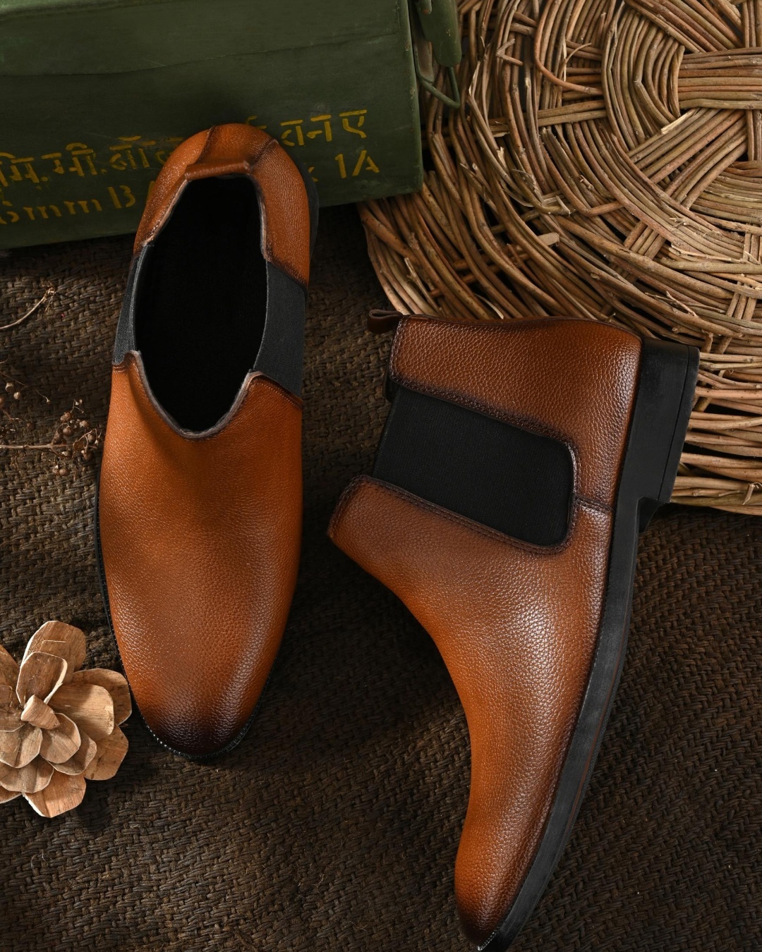 Buy Men's Brown Mid Top Boots Online in India at Bewakoof