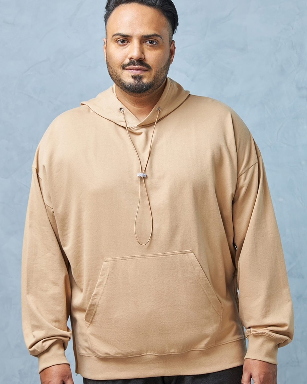 Buy Men's Brown Oversized Plus Size Hoodies Online at Bewakoof
