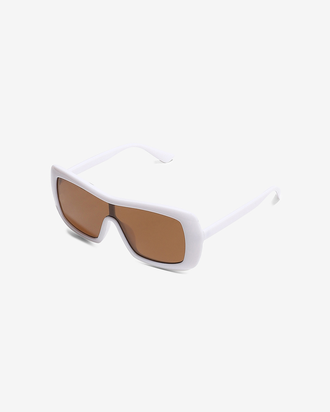 Shop Men's Brown Oversized Polarised Lens Sunglasses-Back