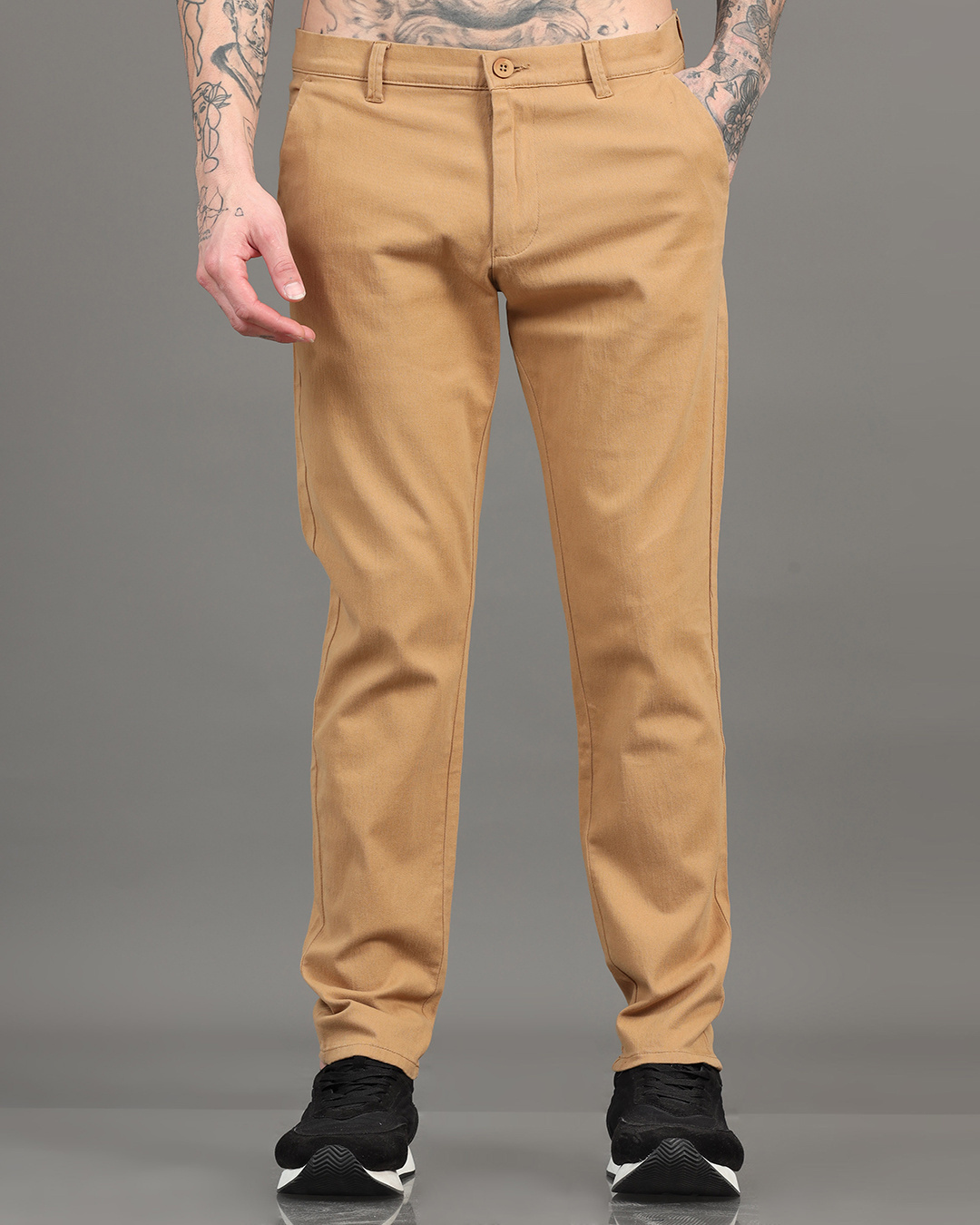 Shop Men's Brown Pants-Back