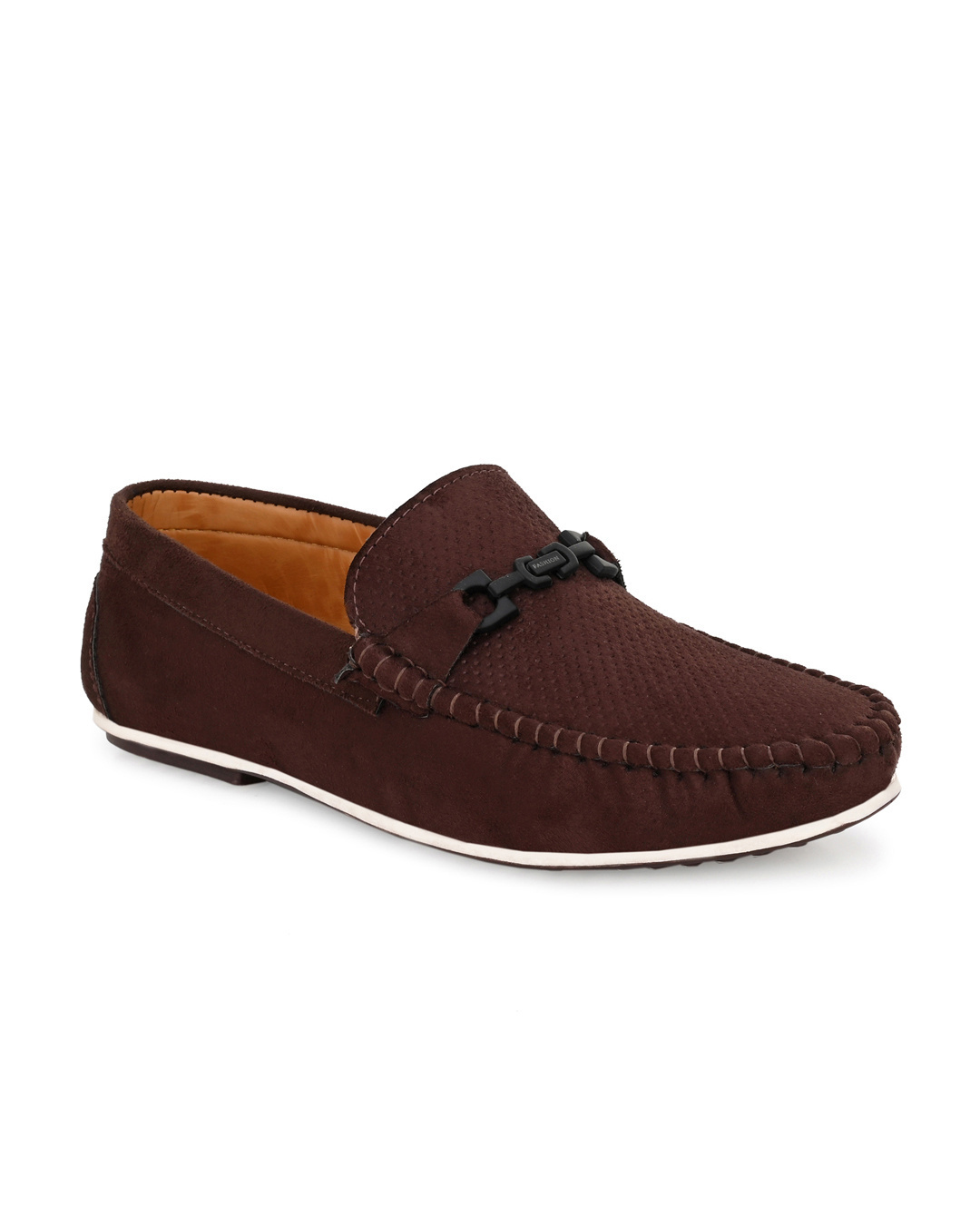 Shop Men's Brown Premium Casual Shoes-Back