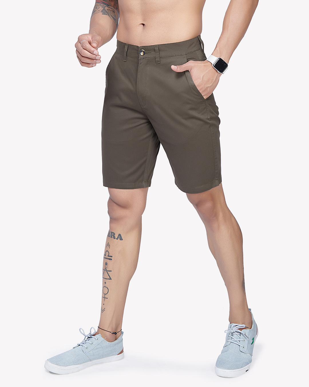 mens brown nike shorts
