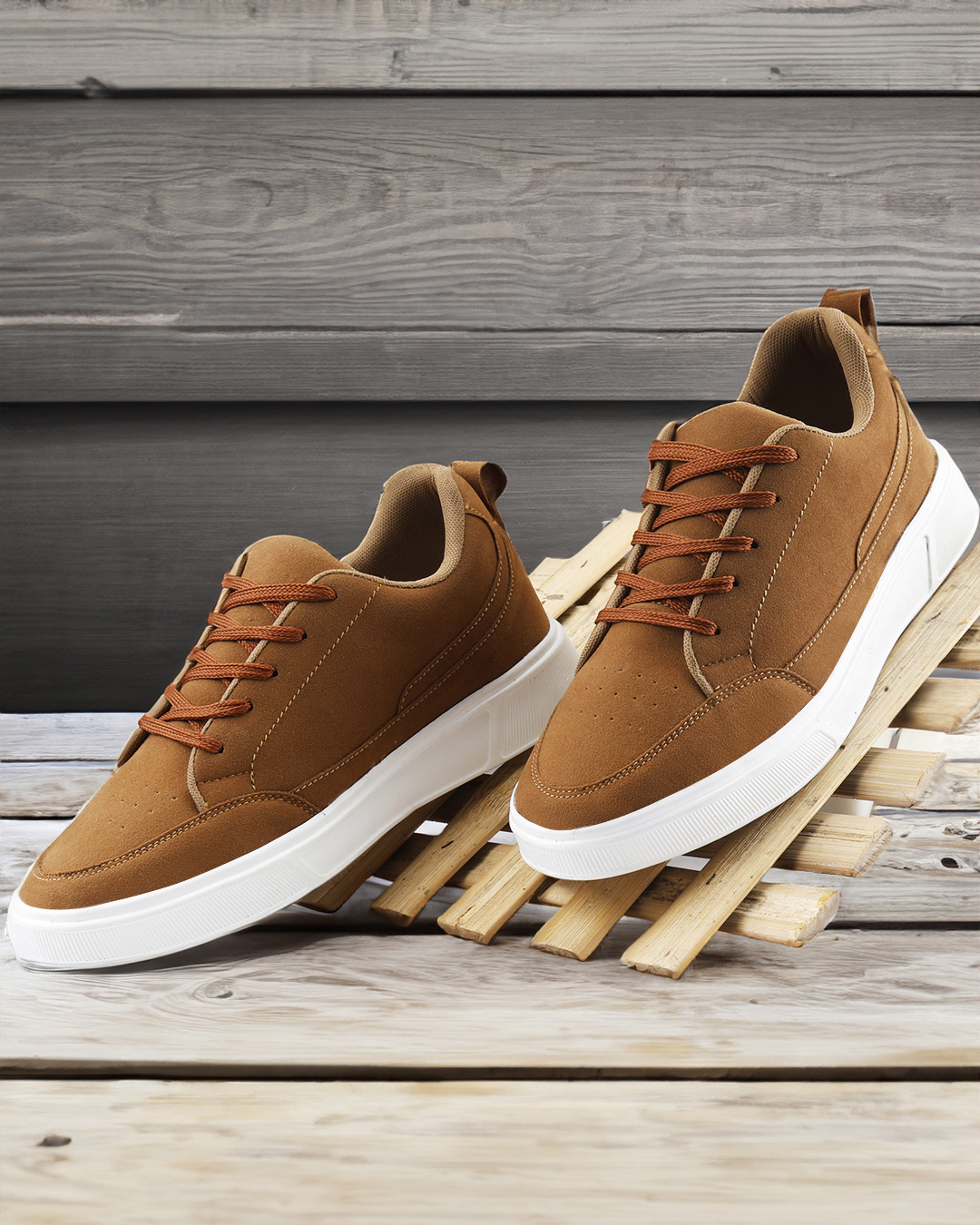 Buy Men's Brown Sneakers Online in India at Bewakoof