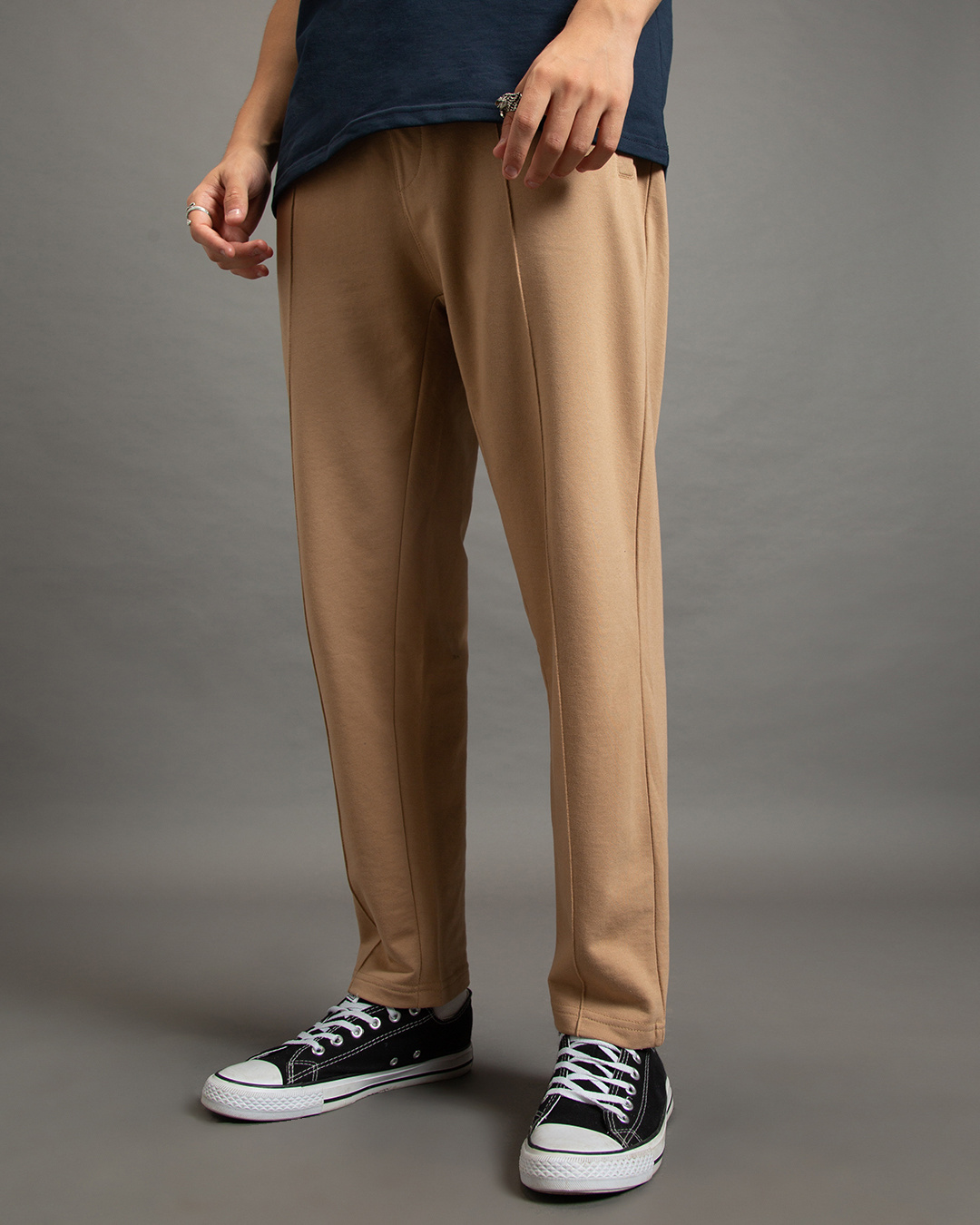Buy Men's Brown Plus Size Track Pants Online at Bewakoof