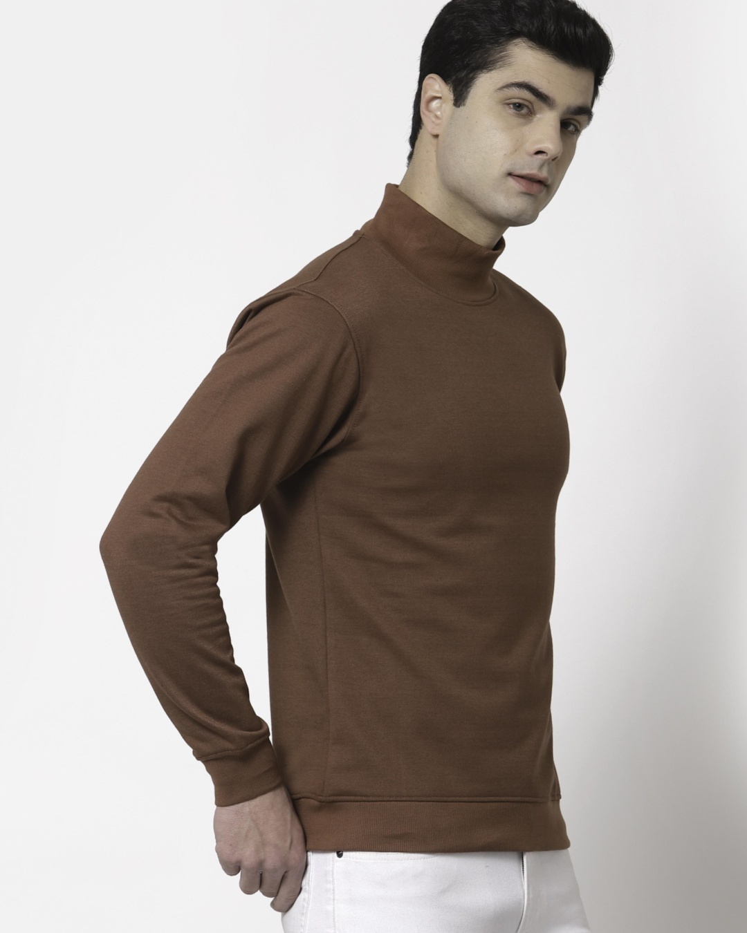 Shop Men's Brown Sweatshirt-Back