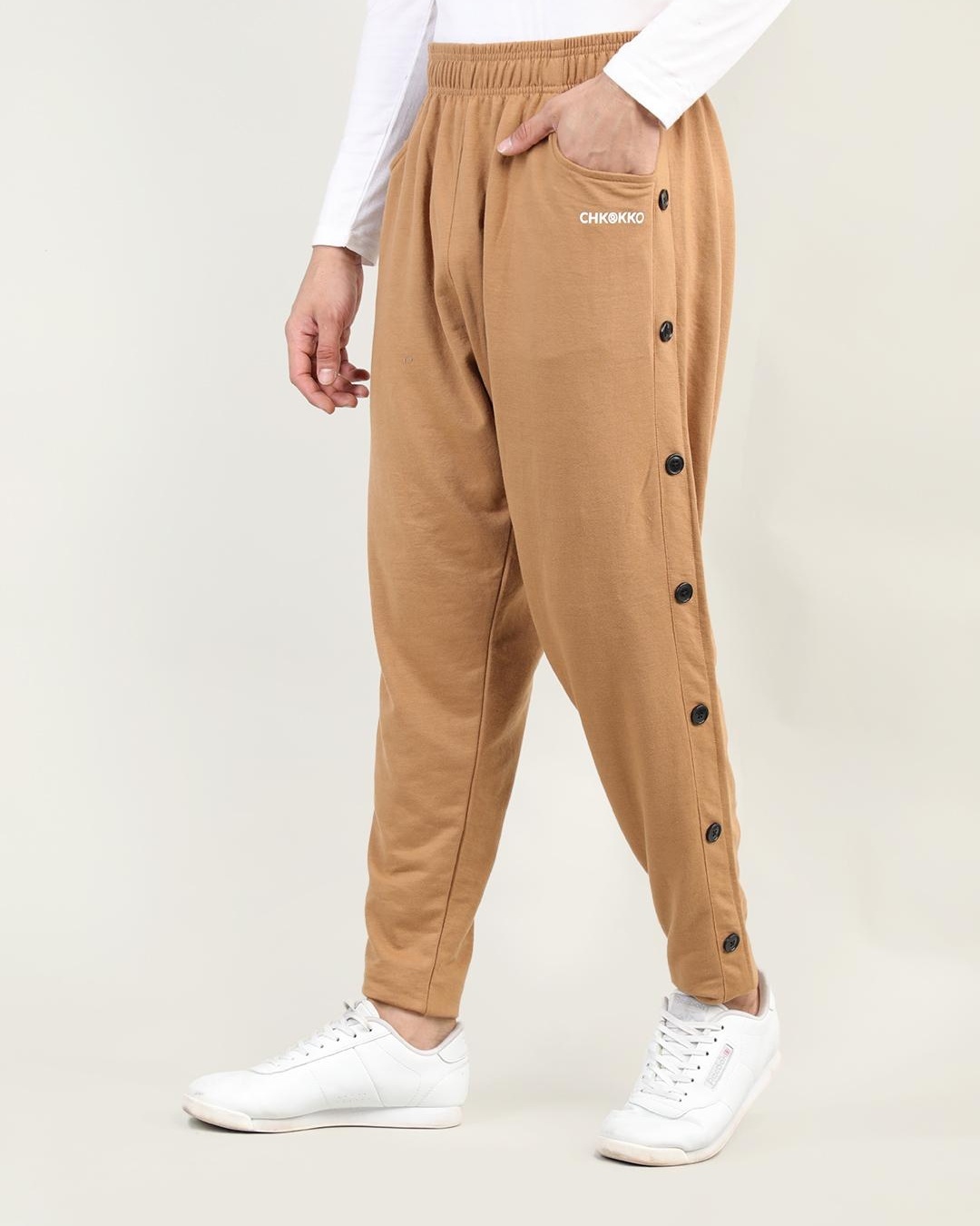 Shop Men's Brown Track Pants-Back