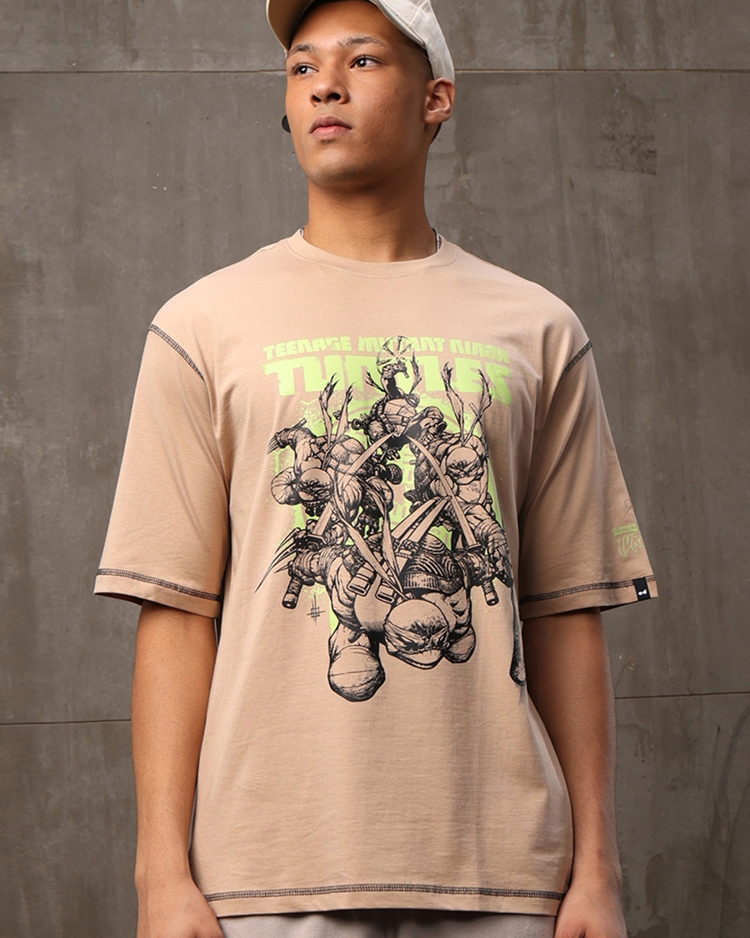Nickelodeon Teenage Mutant Ninja Turtles Men's T-Shirt | Turtle Warrior Graphic Tee For Fans - View #4