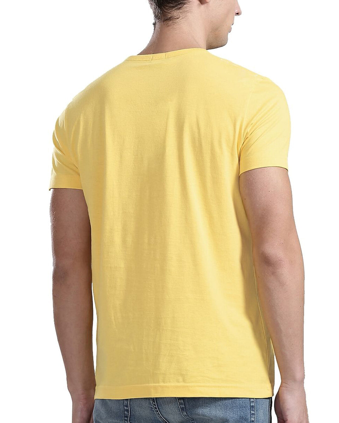Shop Men's Canada Flag Printed Cotton T-shirt-Back