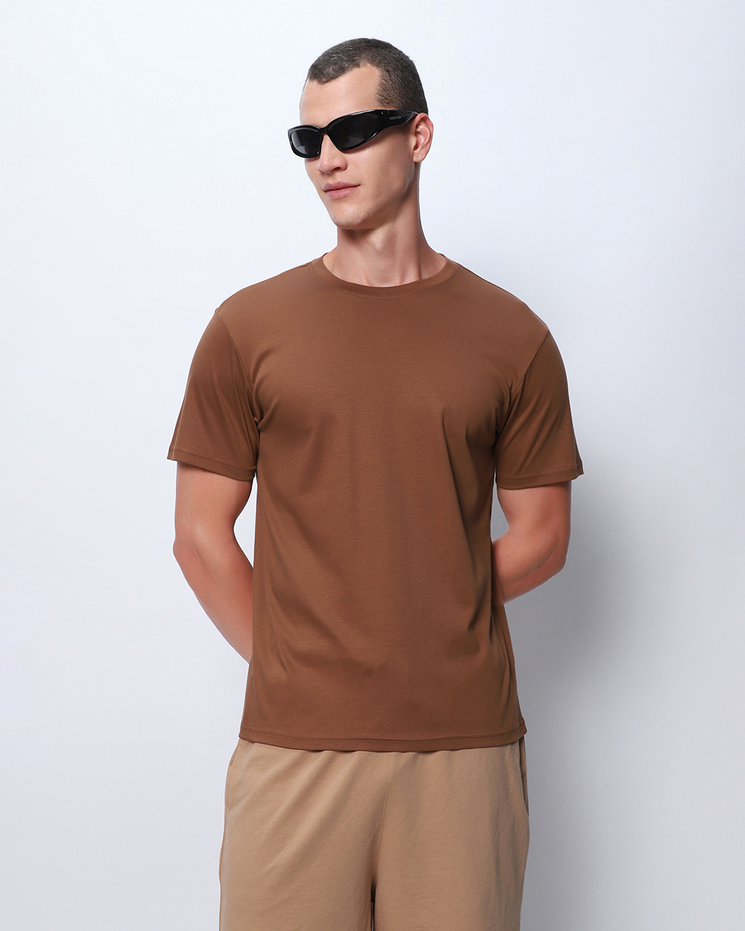 Buy Men's Brown Tshirt Online at Bewakoof