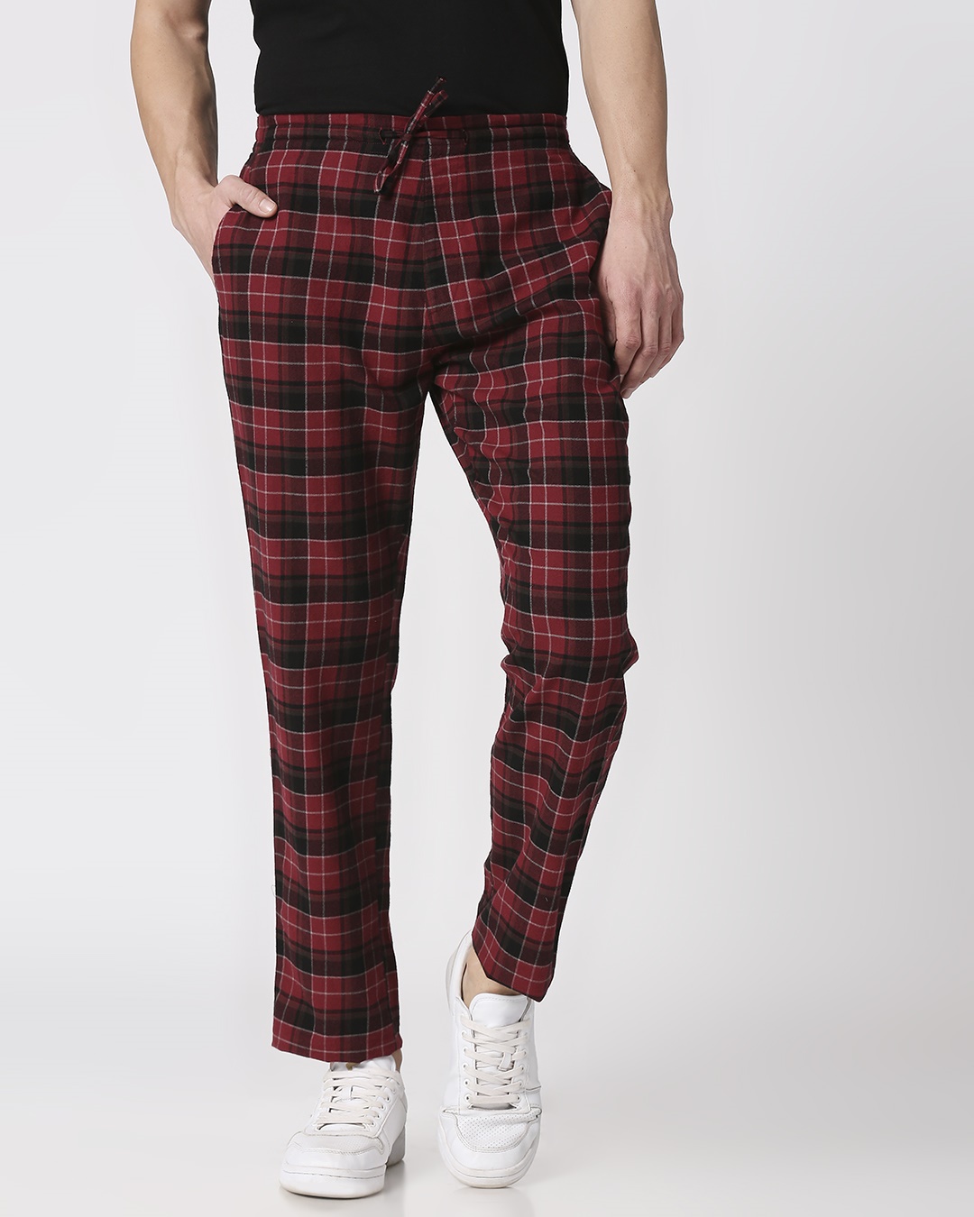 Shop Men's Checks Pyjamas-Back