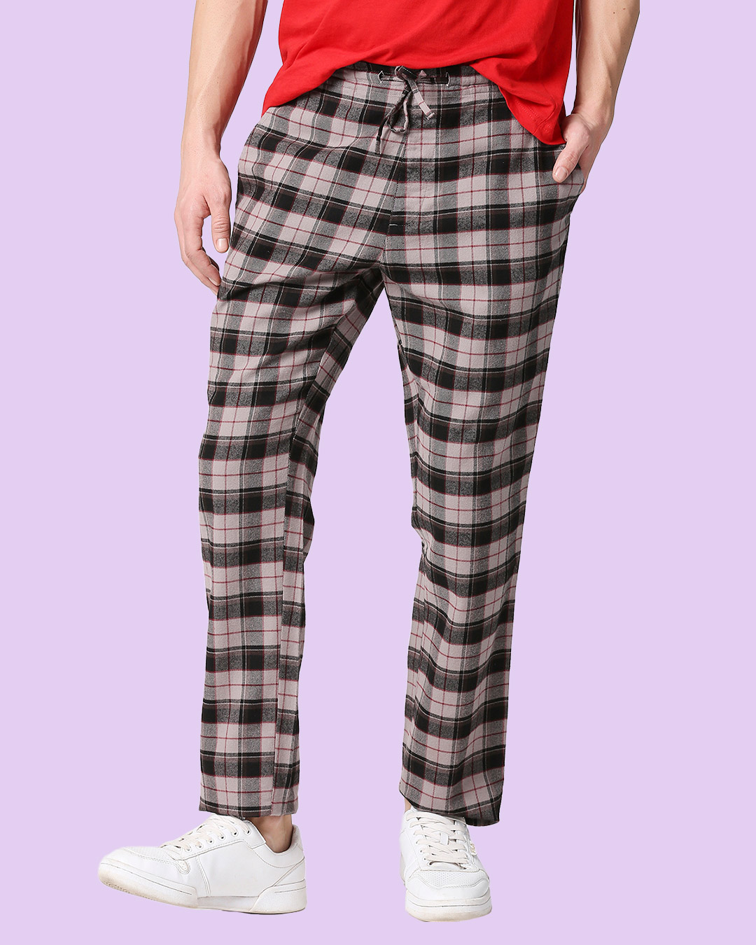 Buy Men's Checks Pyjamas Online in India at Bewakoof