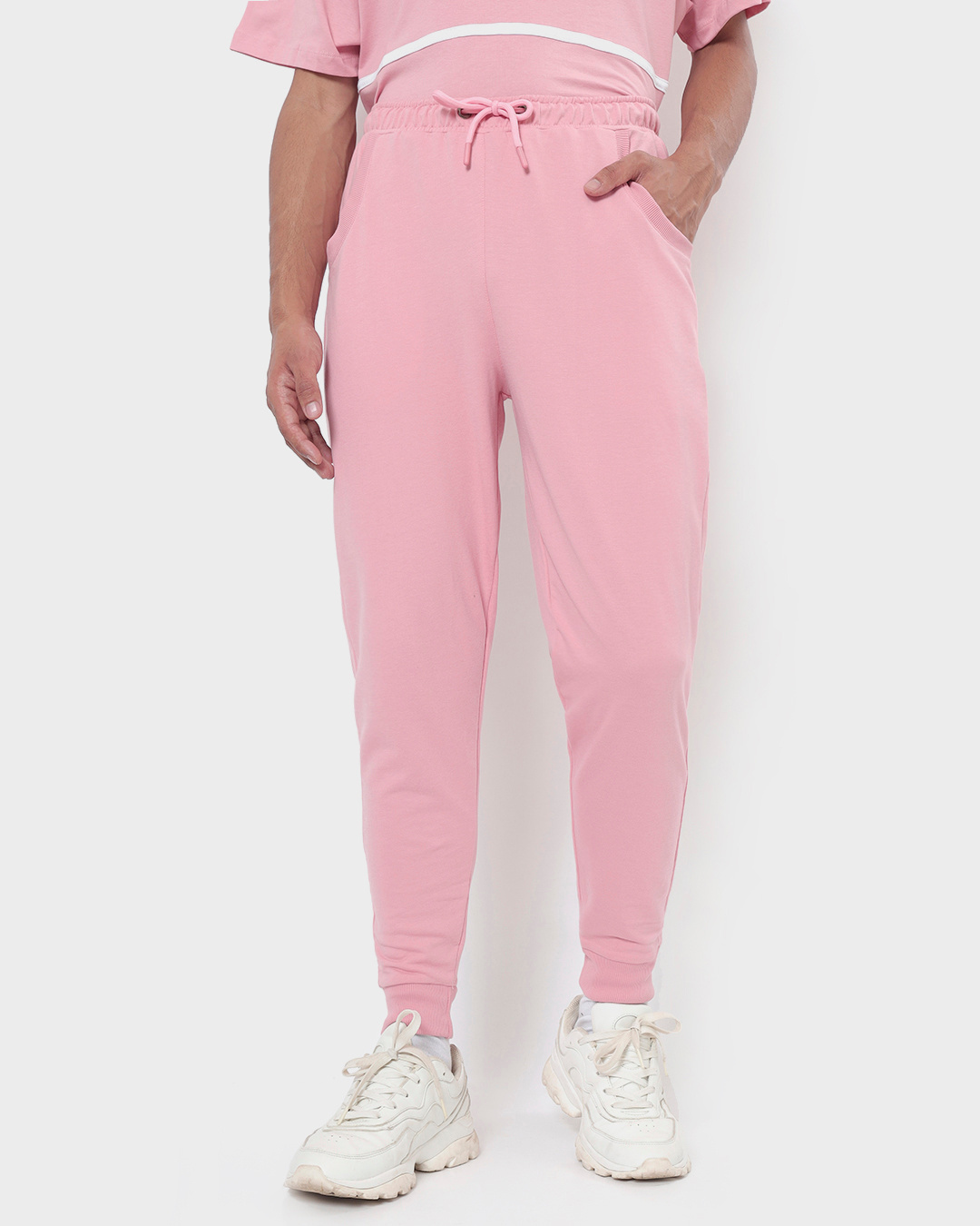 Buy Men's Cheeky Pink Joggers for Men Online at Bewakoof