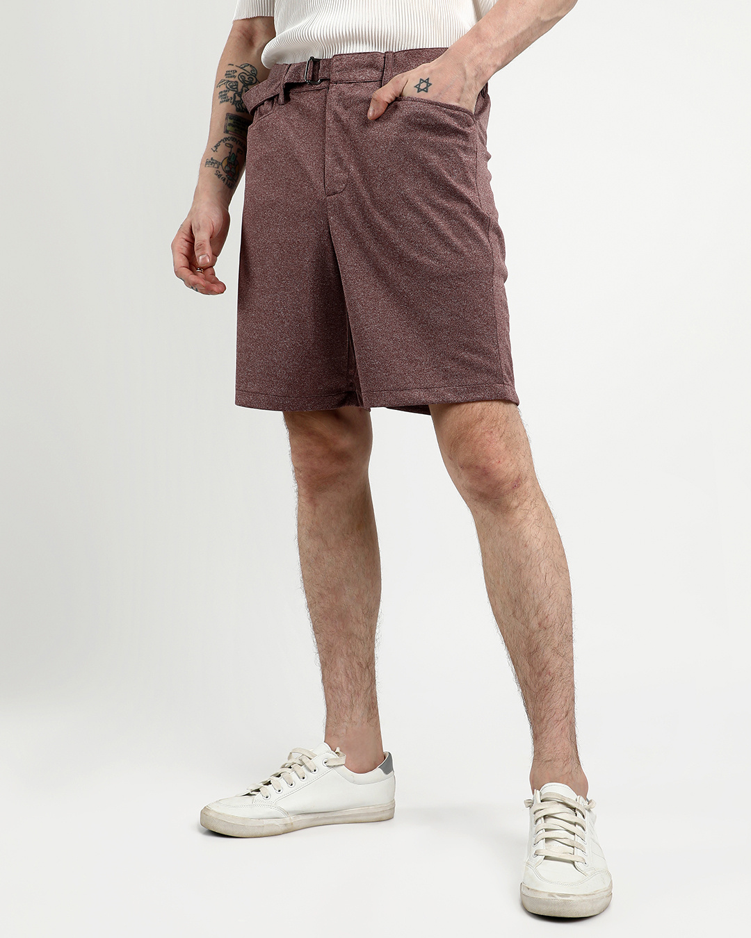 Shop Men's Chocolate Brown Shorts-Back