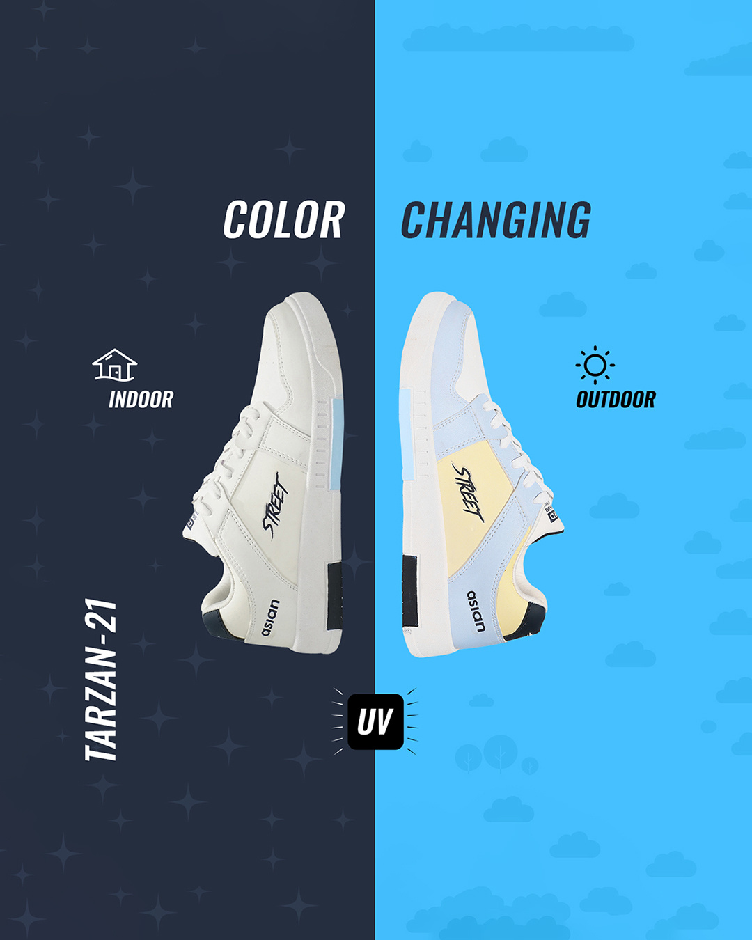 colour changing sneakers