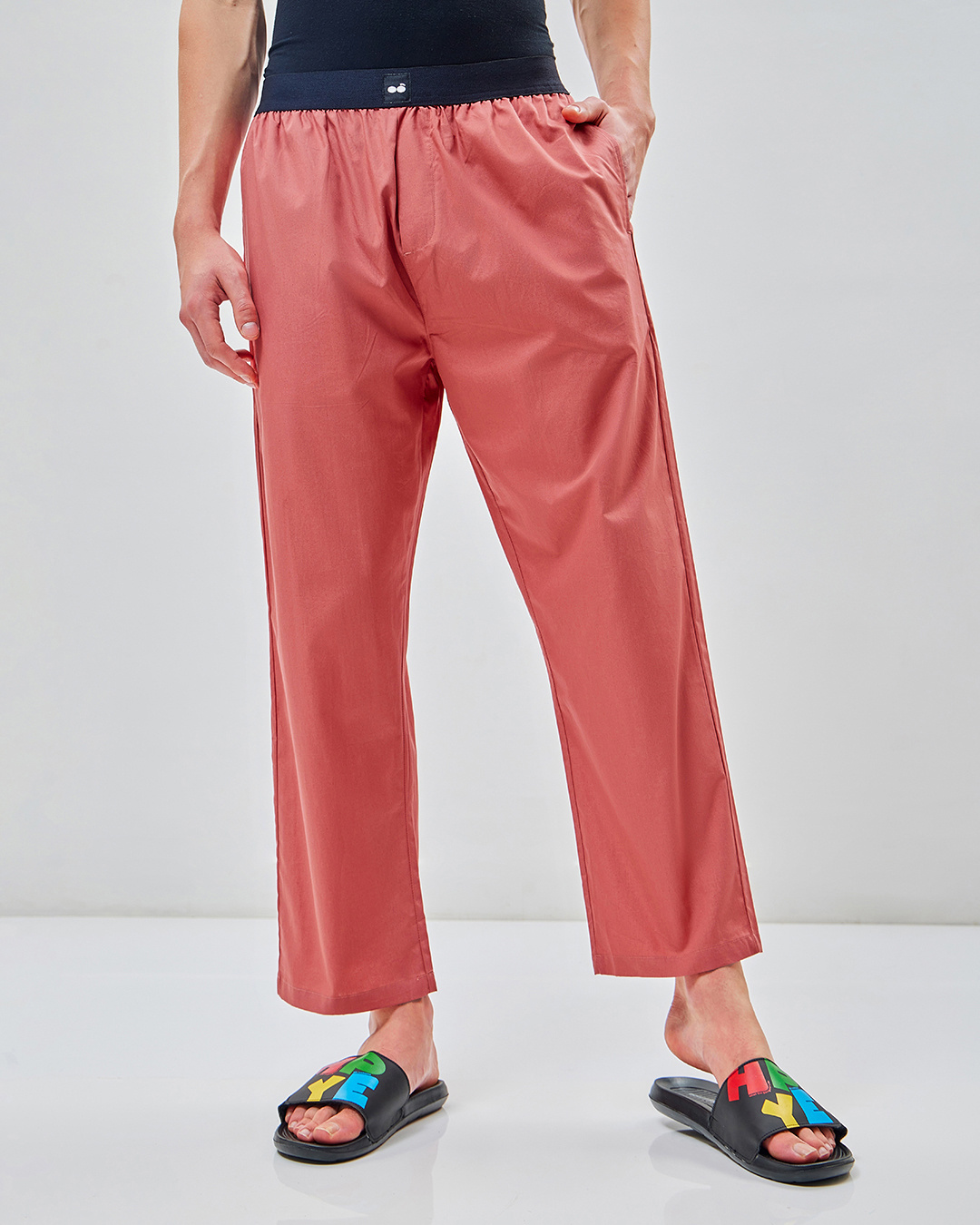 Buy Men's Coral Orange Pyjamas Online in India at Bewakoof