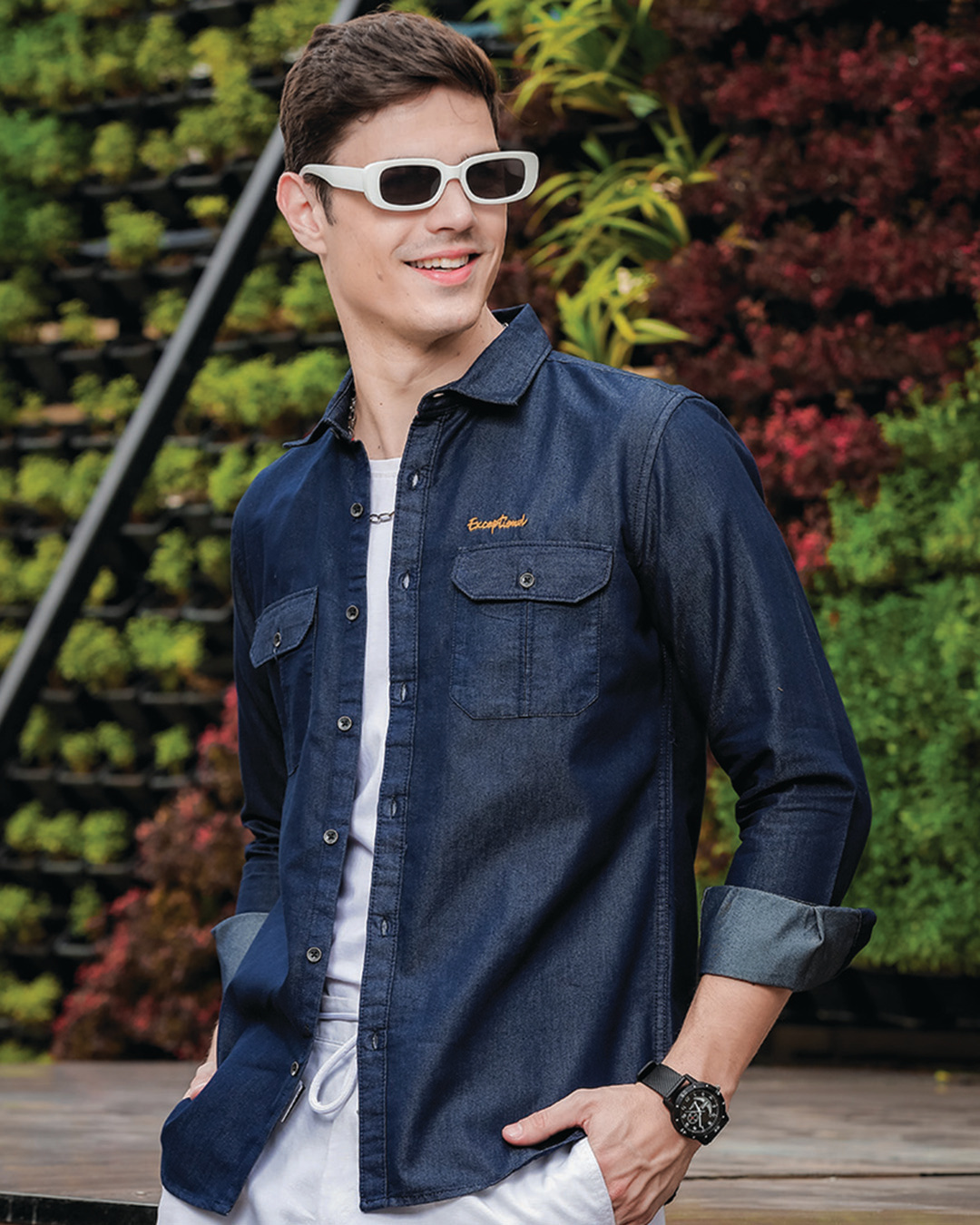 buy-men-s-dark-blue-denim-shirt-online-at-bewakoof