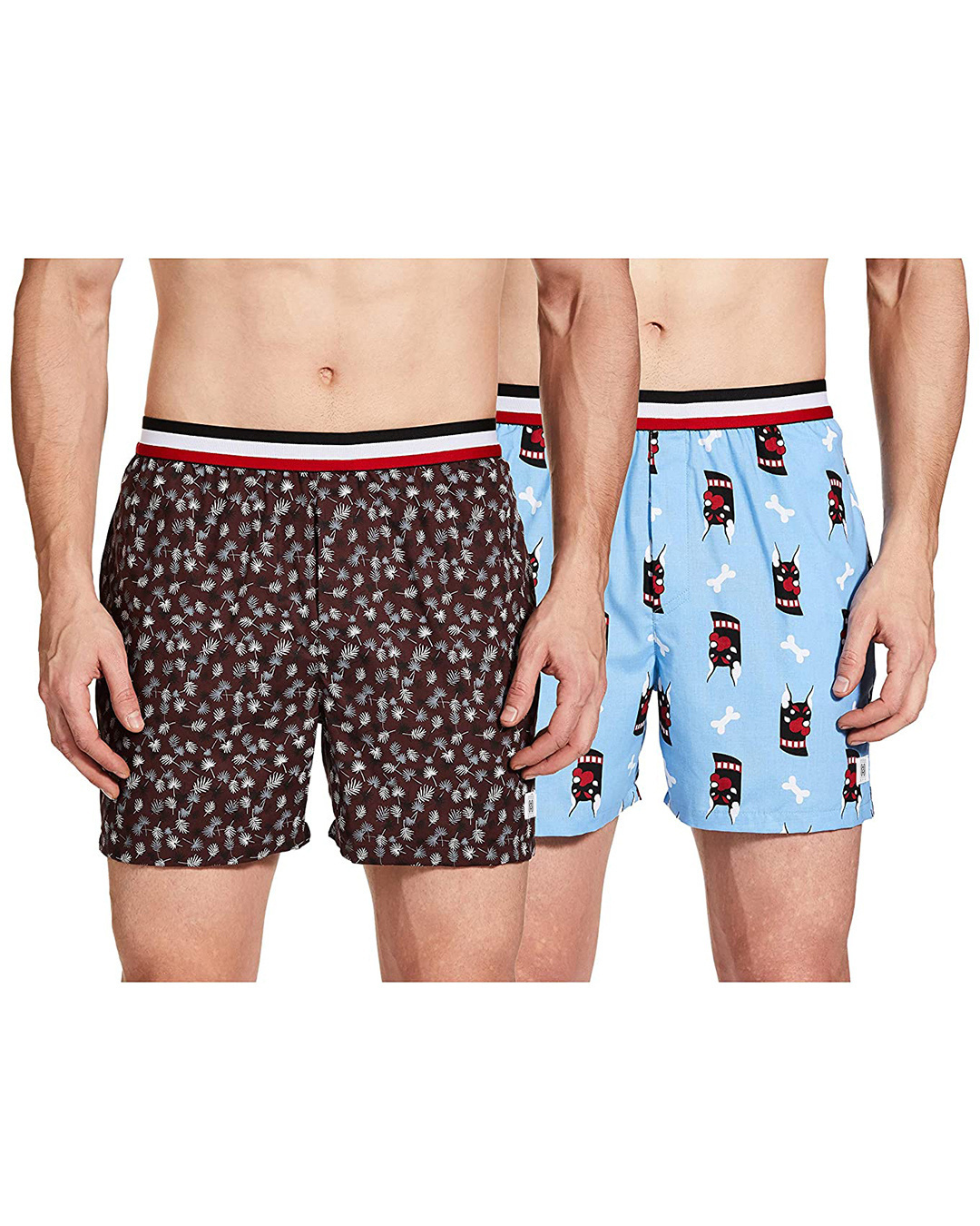 Buy Men's All Over Printed Cotton Boxers (Pack of 3) Online in India at ...