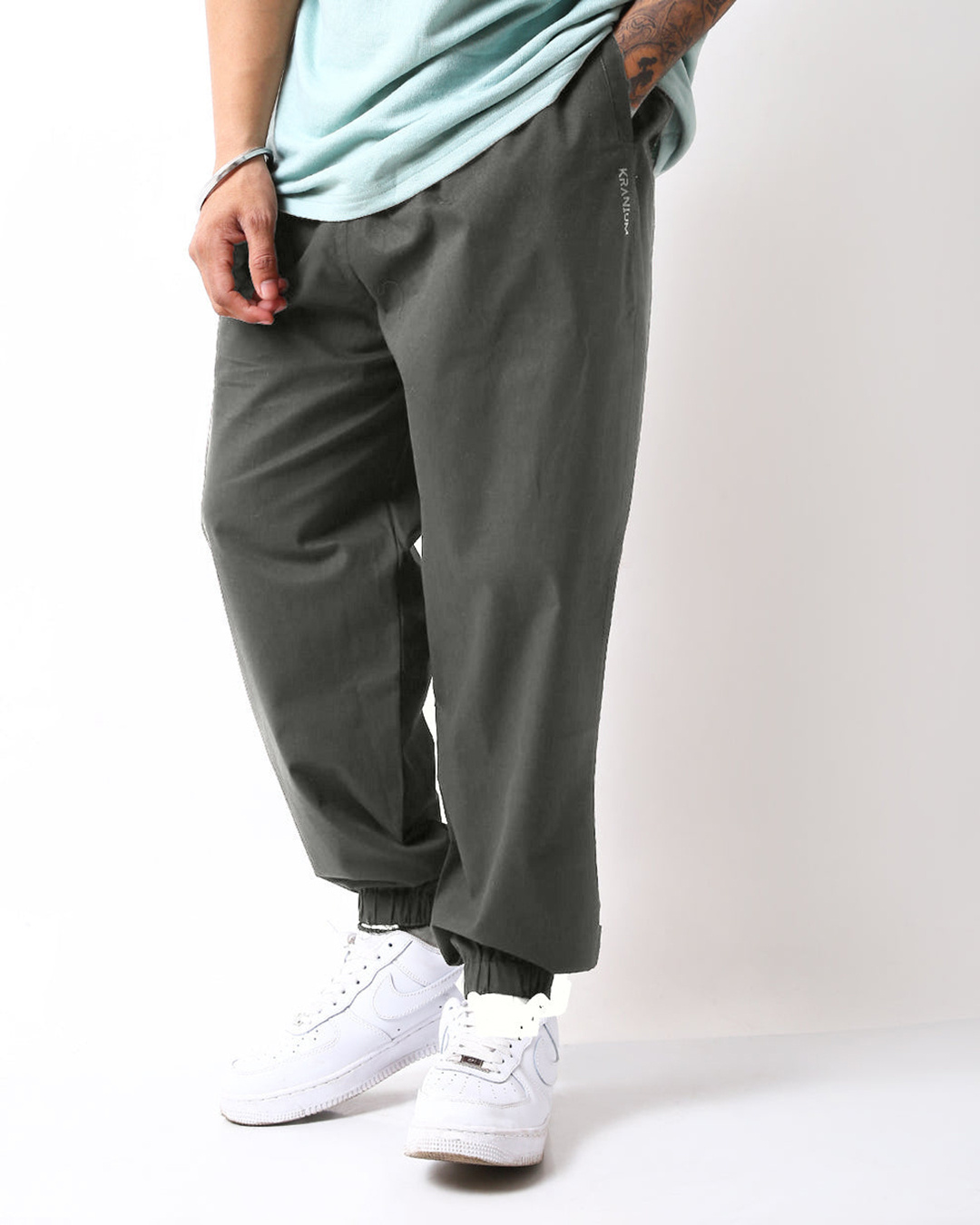 Abstract Green Marble Men's Joggers