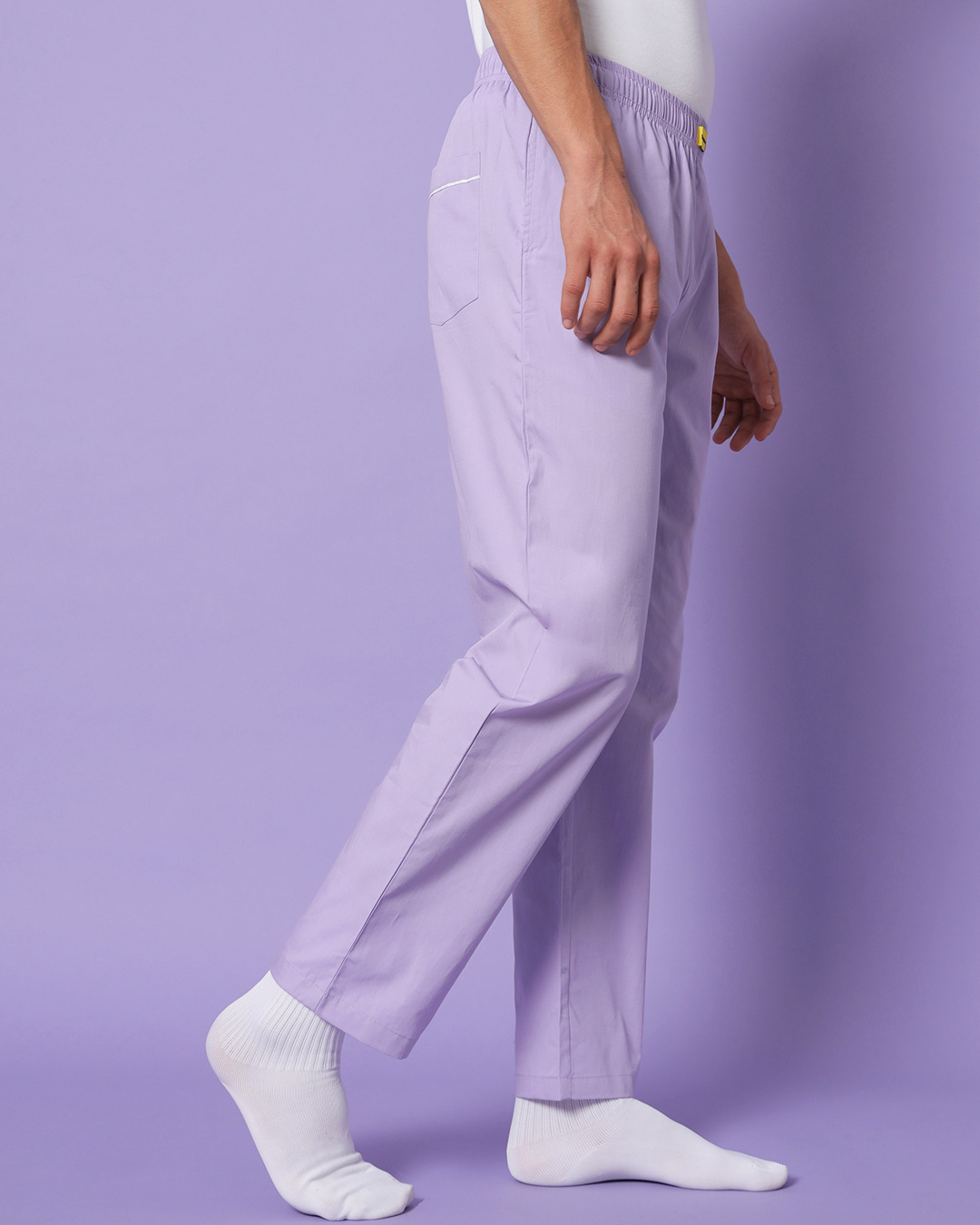 Shop Men's Feel Good Lilac Pyjamas-Back