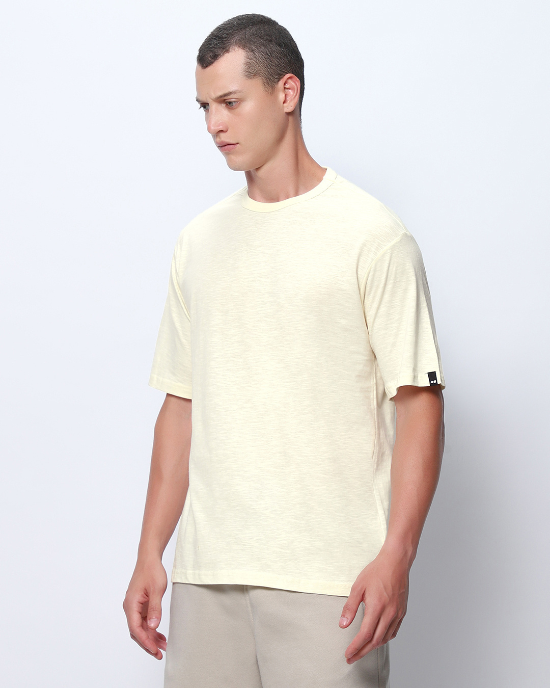Shop Men's Gardenia Oversized T-shirt-Back