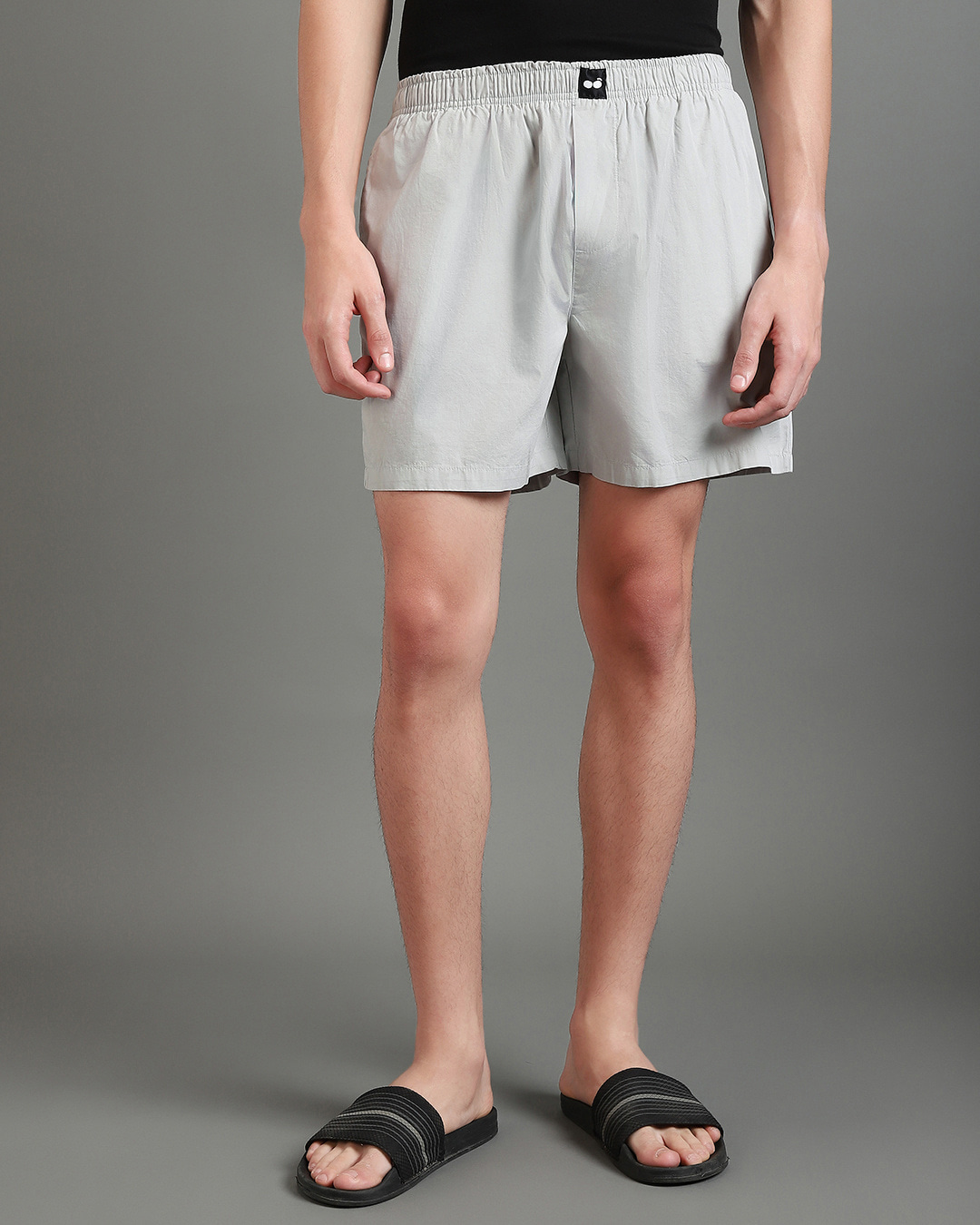 Shop Men's Grey Boxers-Back