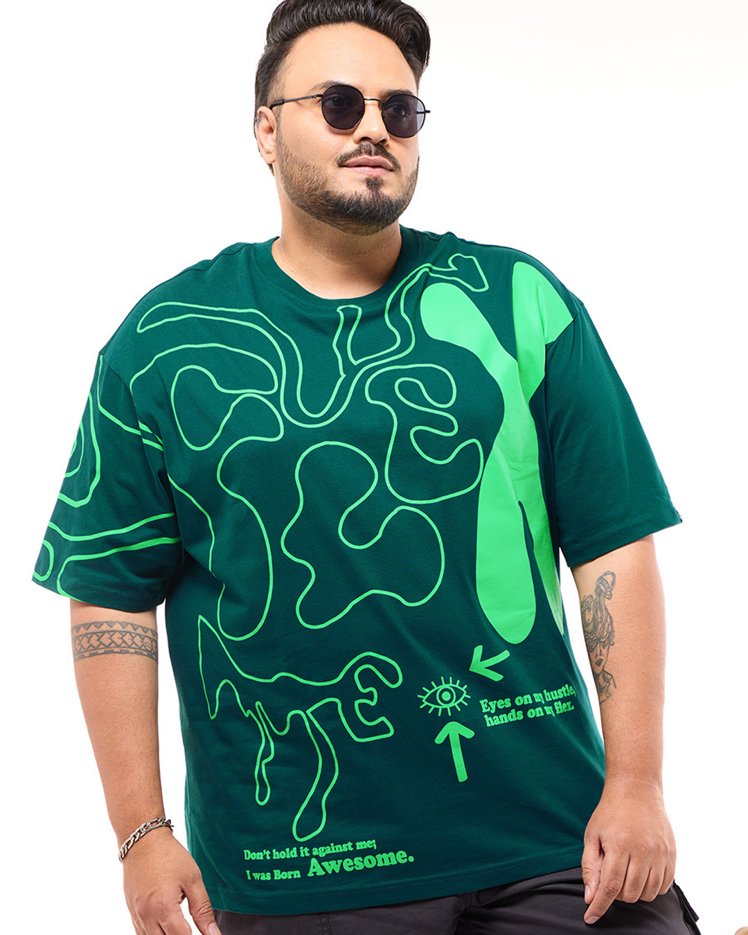 Thorn Graphic Oversized T-Shirt for Men