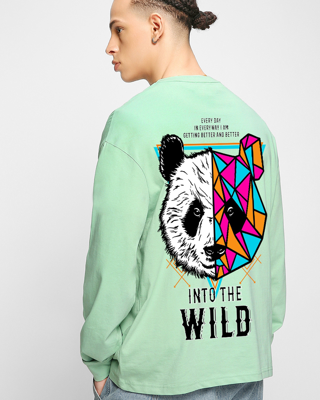 Be Better Not Bitter Oversized Faded Tee main image 0