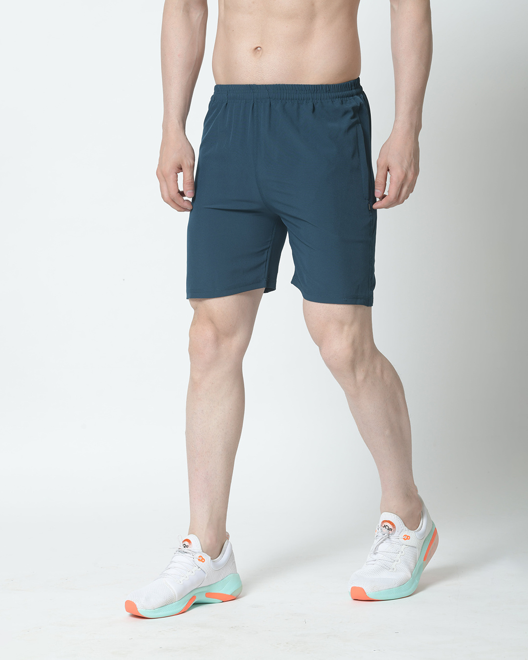 Buy Pack of 2 Men's Green & Blue Shorts Online at Bewakoof