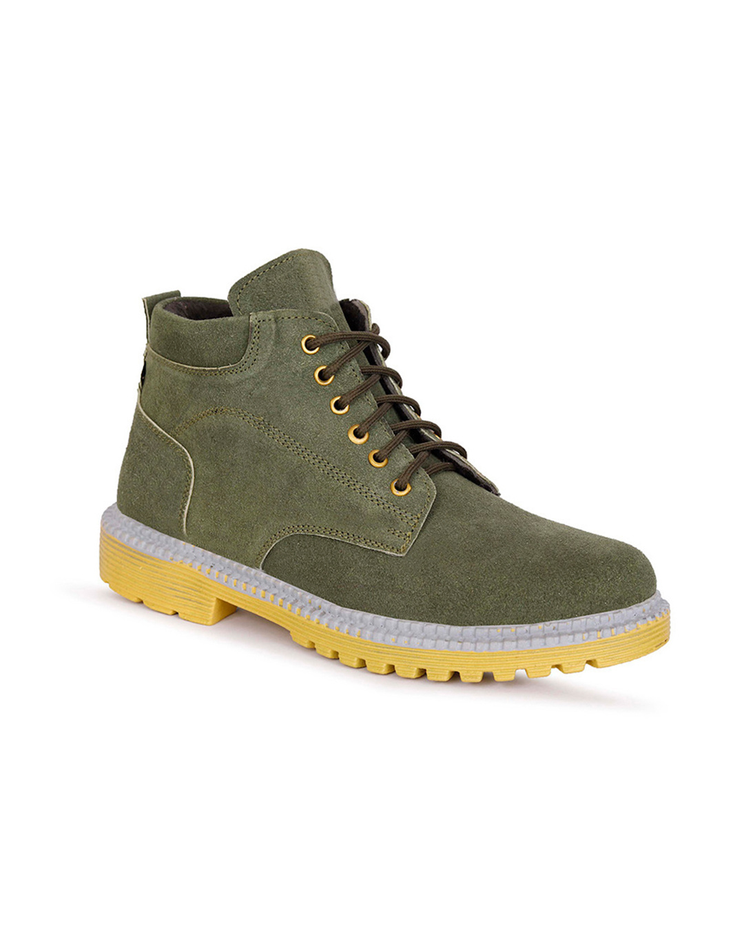 Shop Men's Green Boots-Back