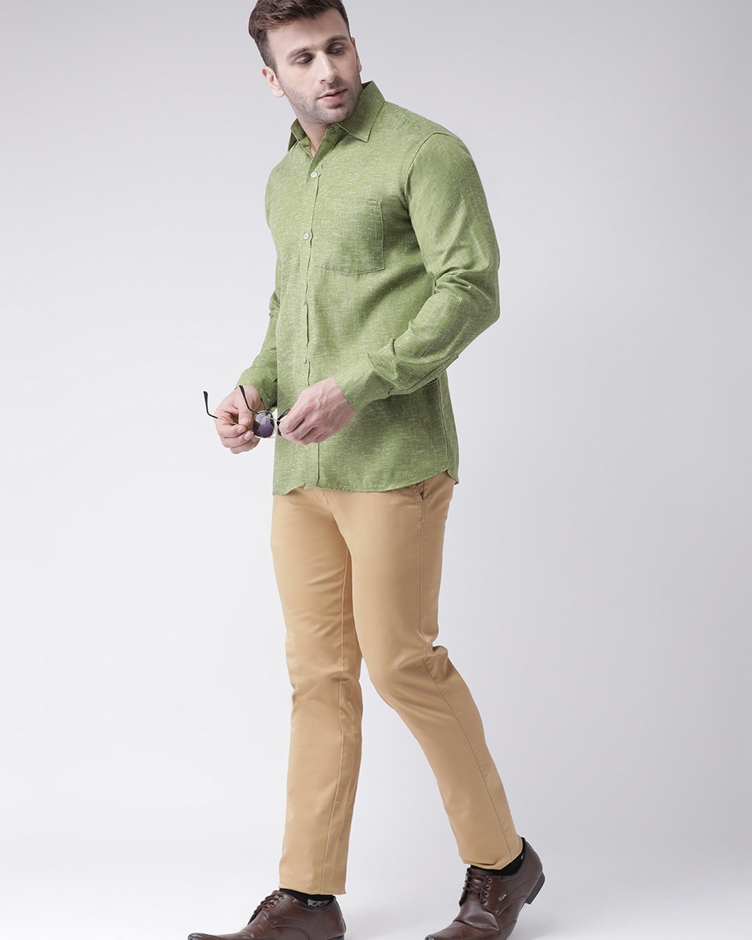 Buy Men's Green Casual Shirt Online at Bewakoof