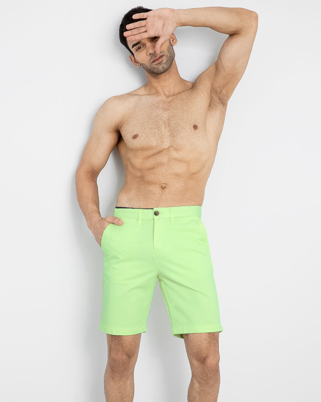 Buy Men's Green Chino Shorts Online at Bewakoof