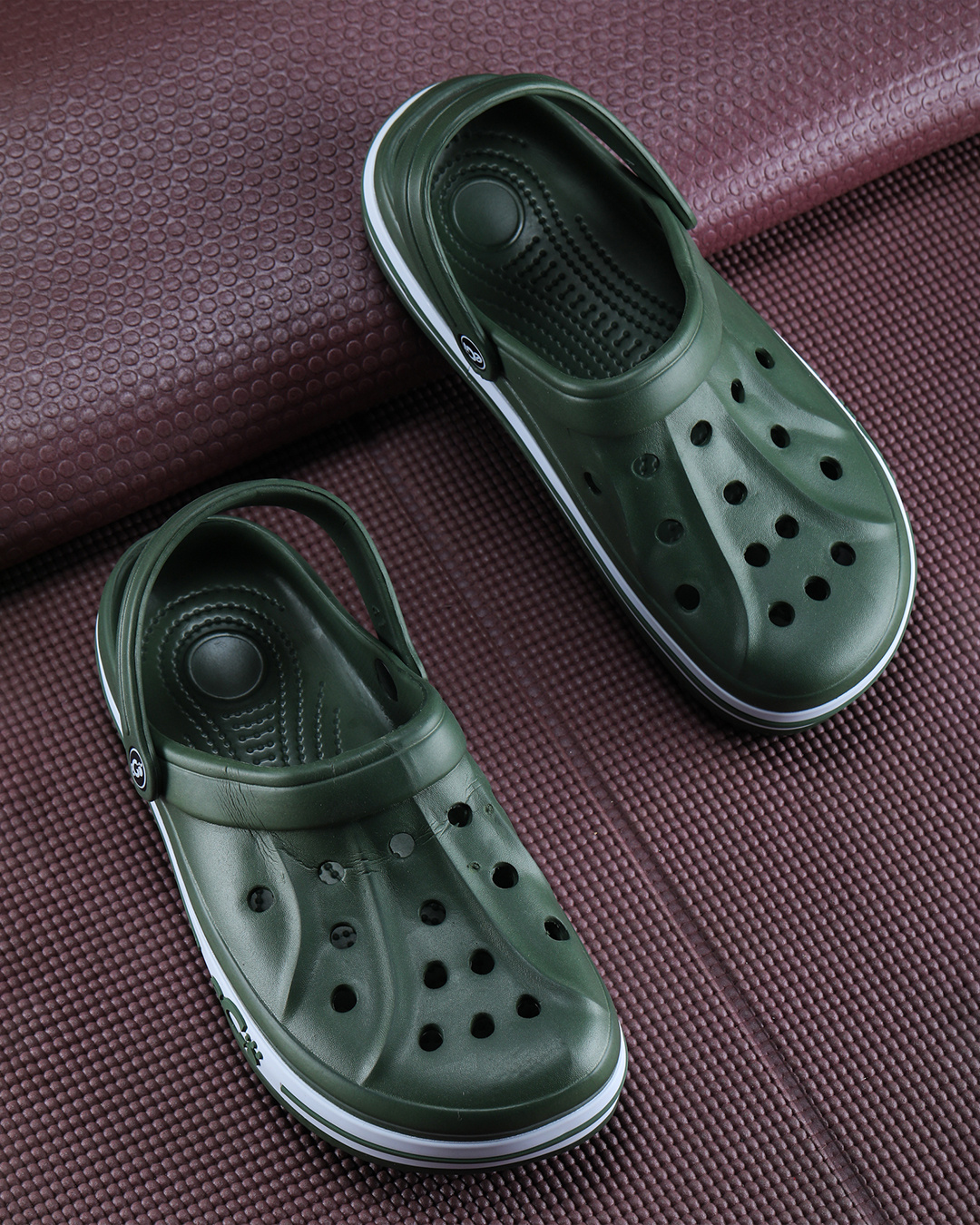 Shop Men's Green Clogs-Back