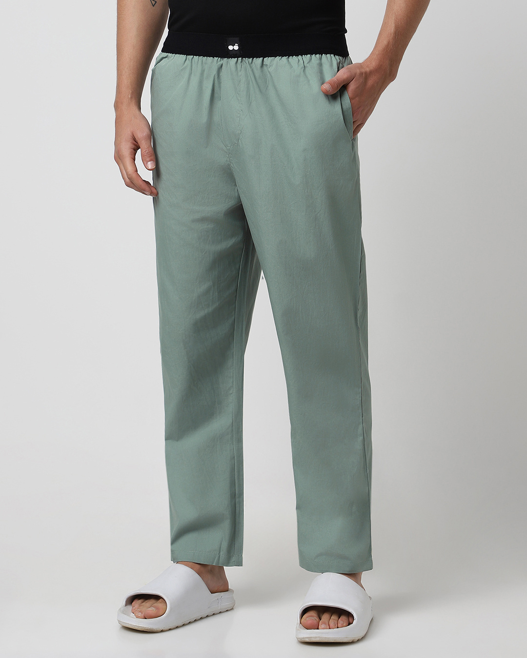 Shop Men's Green Pyjamas-Back