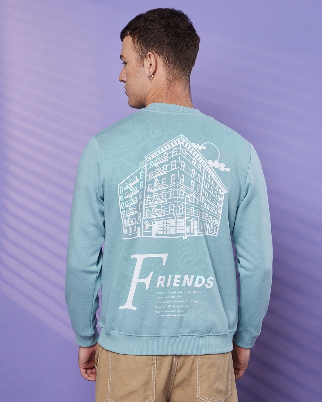 Friends on sale sweatshirt men